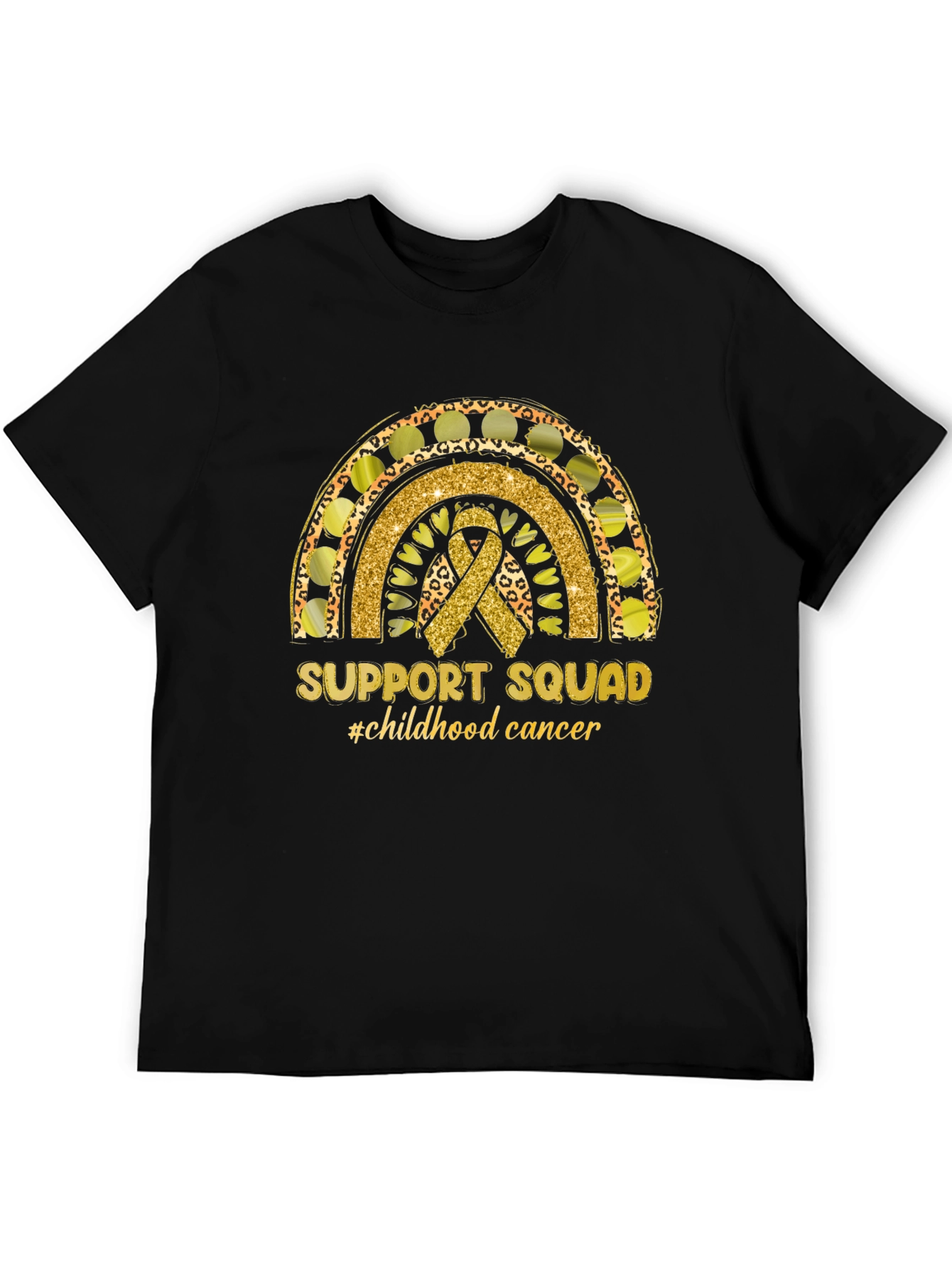Support Squad Childhood Cancer Awareness T-Shirt