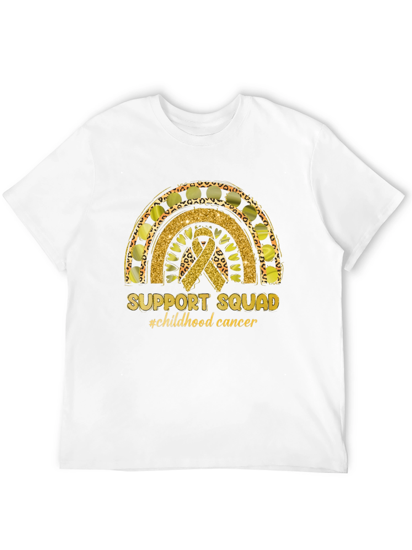 Support Squad Childhood Cancer Awareness T-Shirt