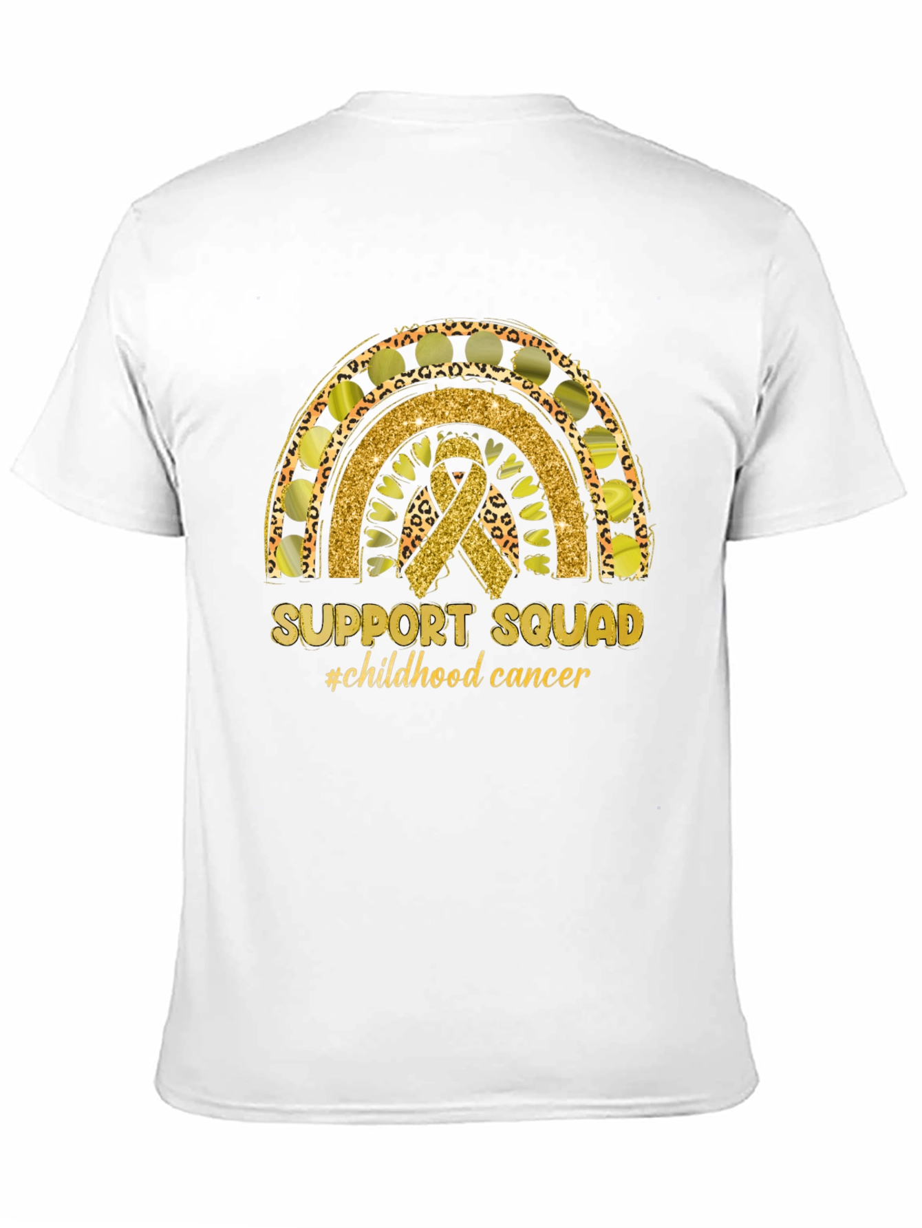 Support Squad Childhood Cancer Awareness T-Shirt