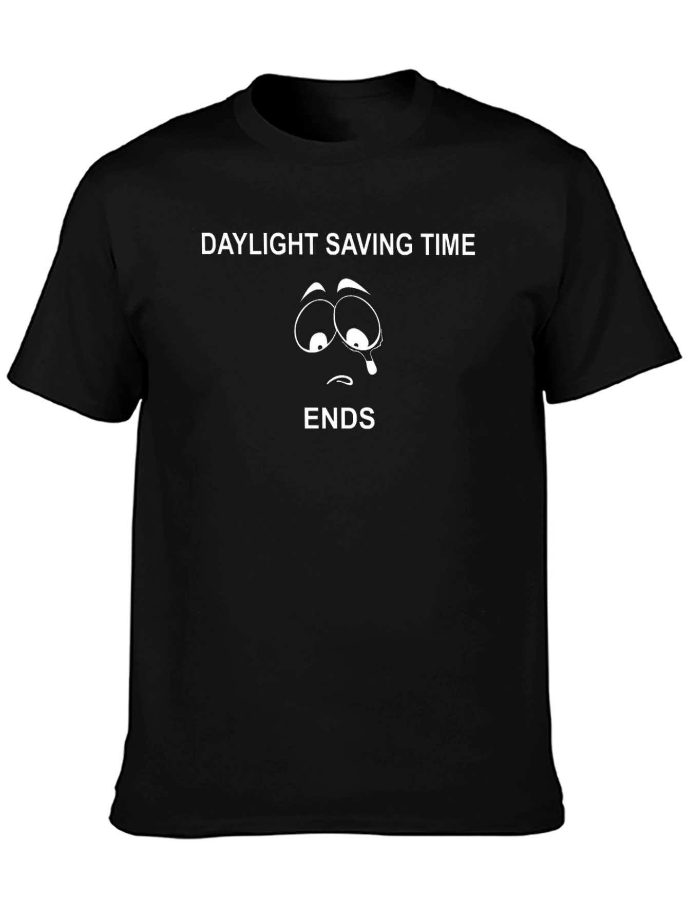 Daylight Saving Time Ends Black T-Shirt