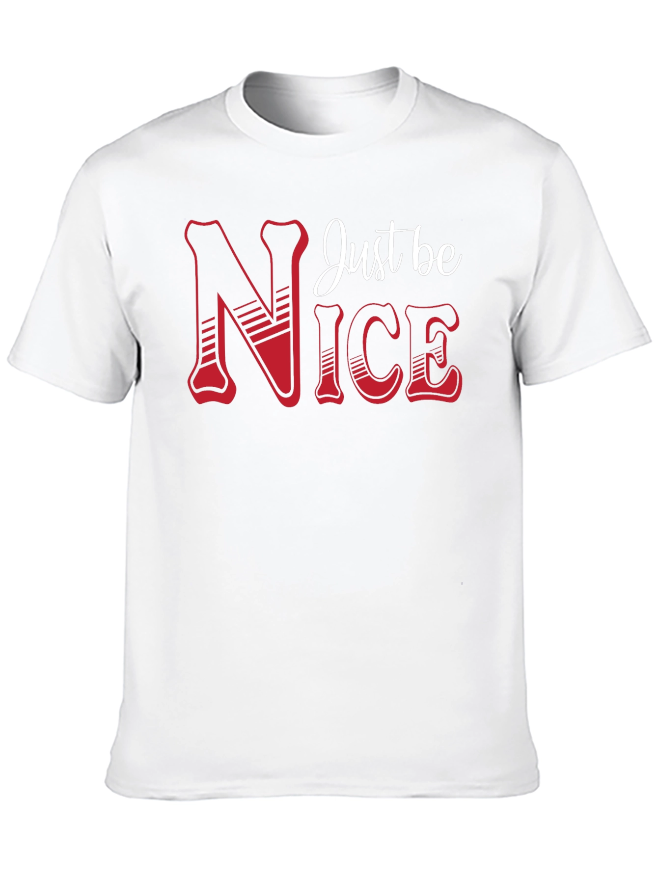 Just Be Nice Graphic T-Shirt - Black