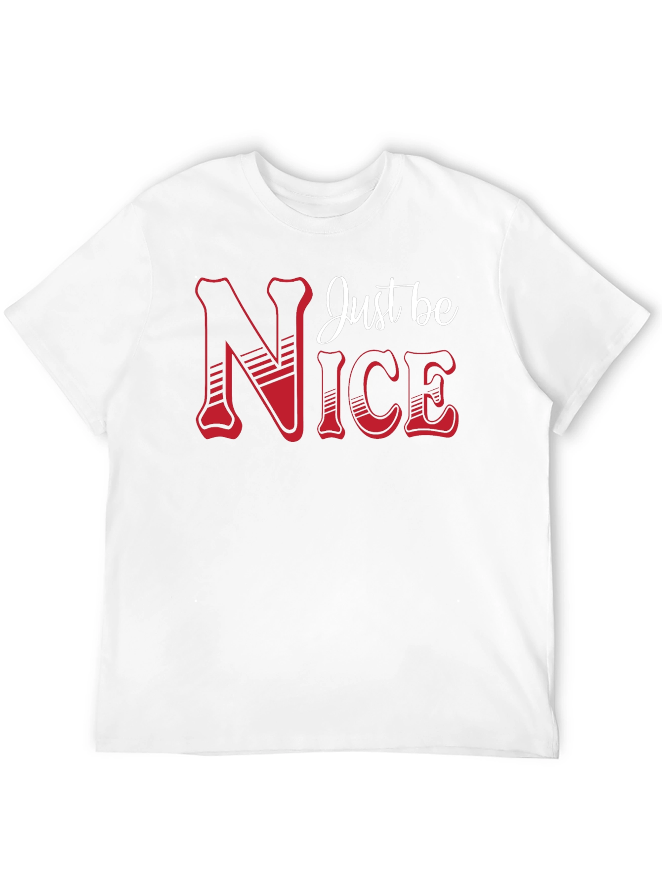 Just Be Nice Graphic T-Shirt - Black