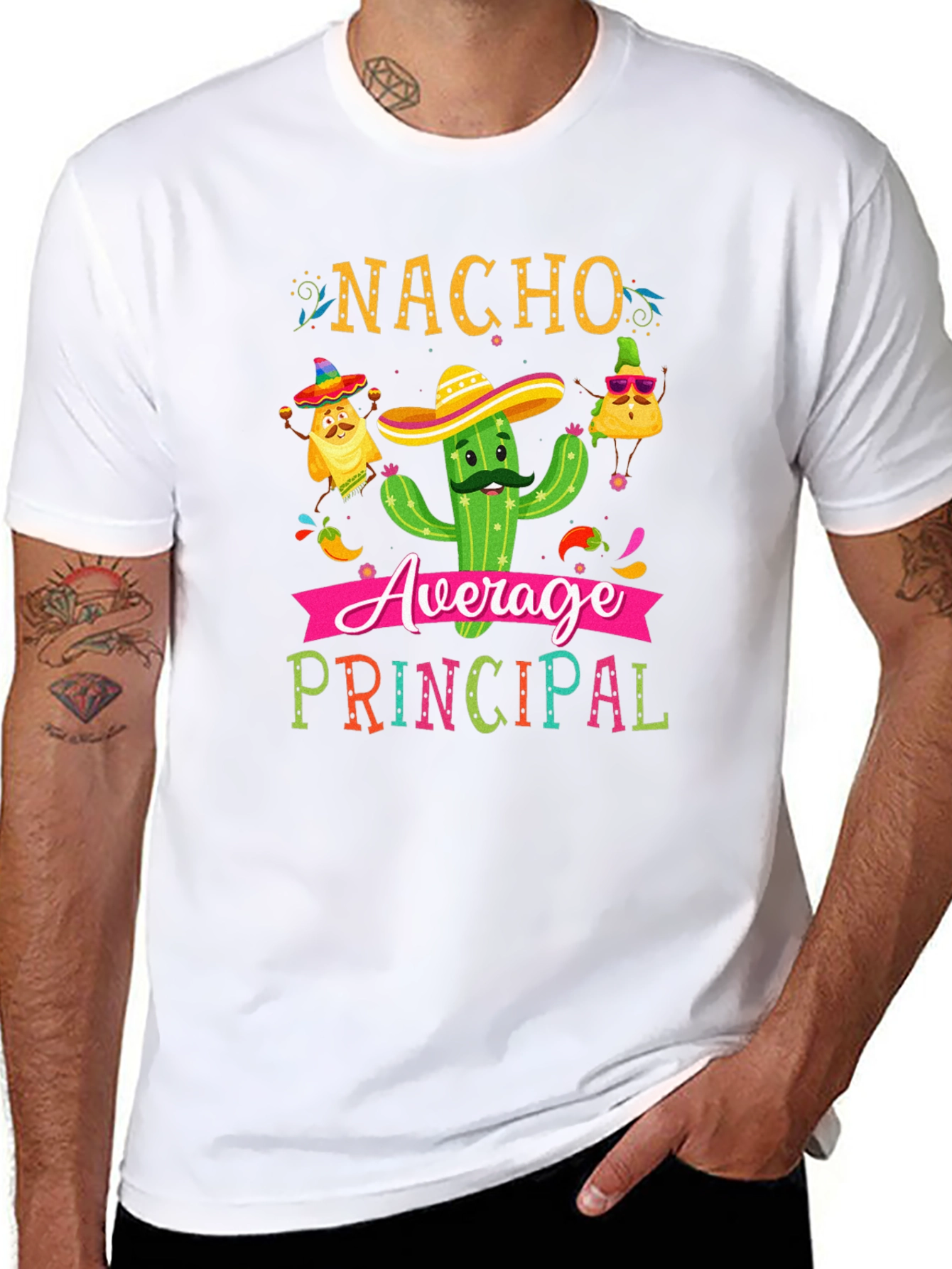 Nacho Average Principal T-Shirt