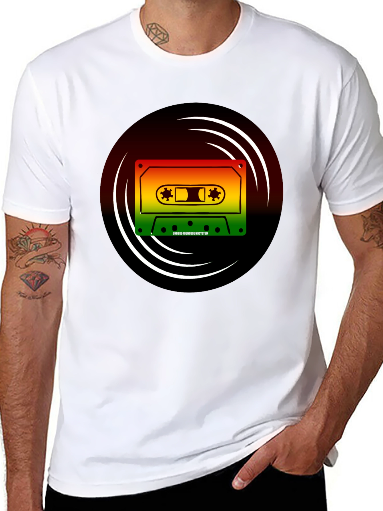 Rasta Cassette Graphic Tee