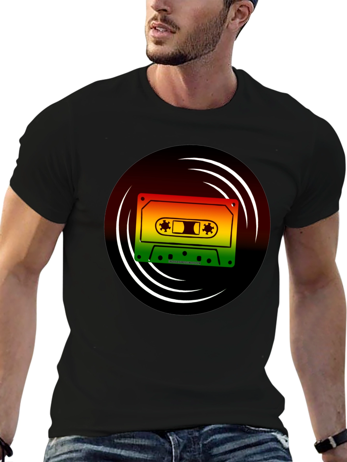 Rasta Cassette Graphic Tee