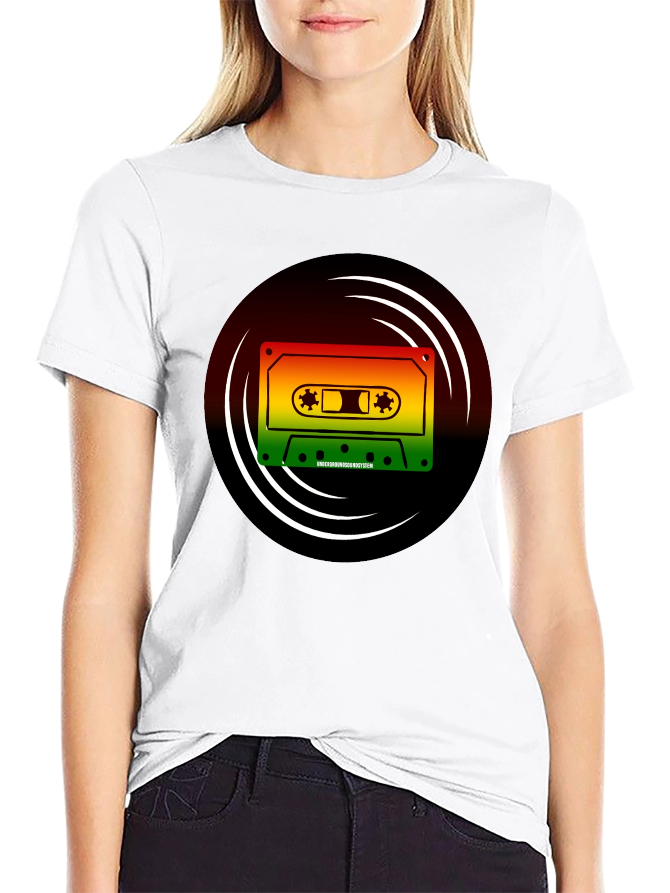 Rasta Cassette Graphic Tee