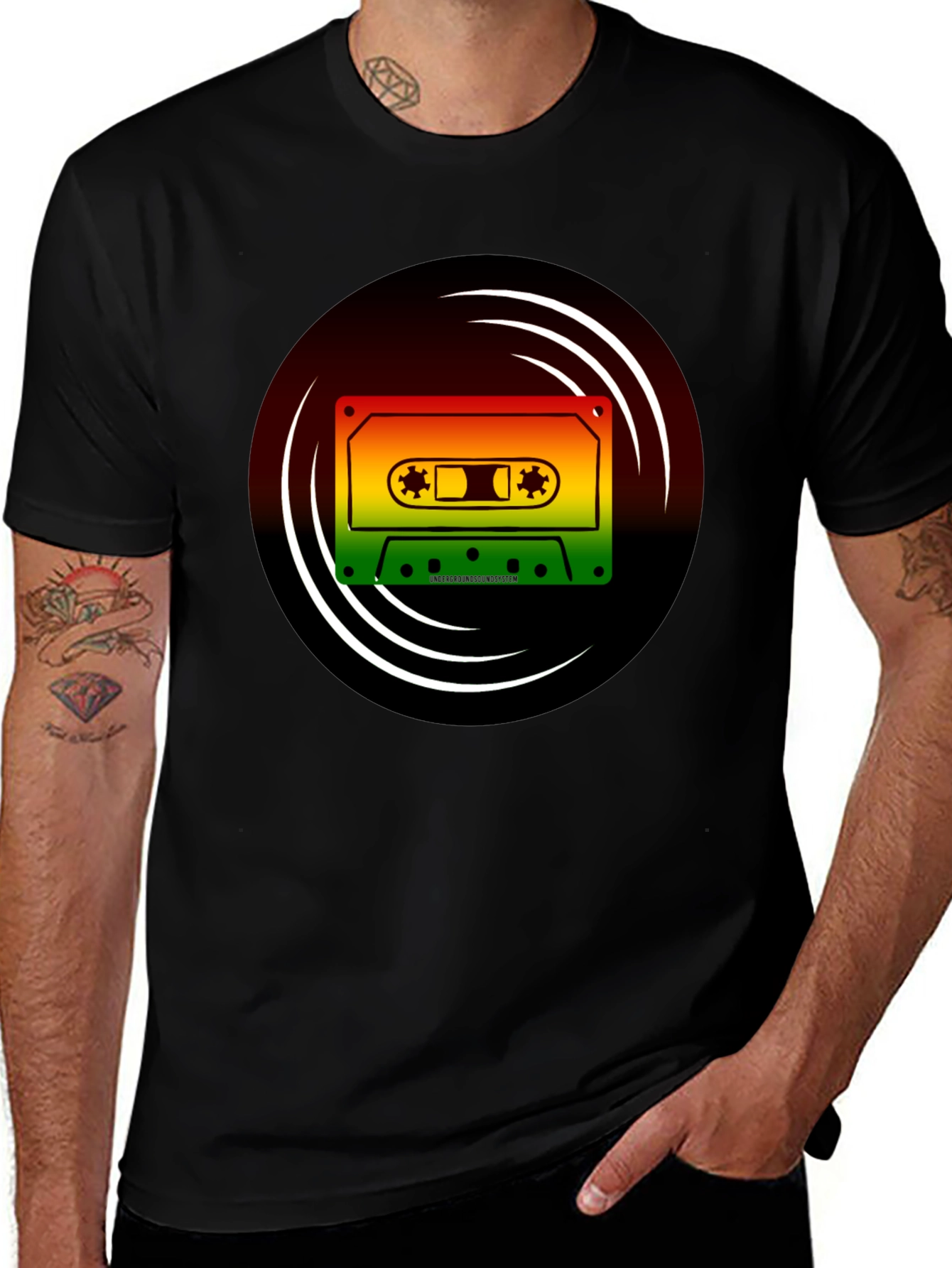Rasta Cassette Graphic Tee