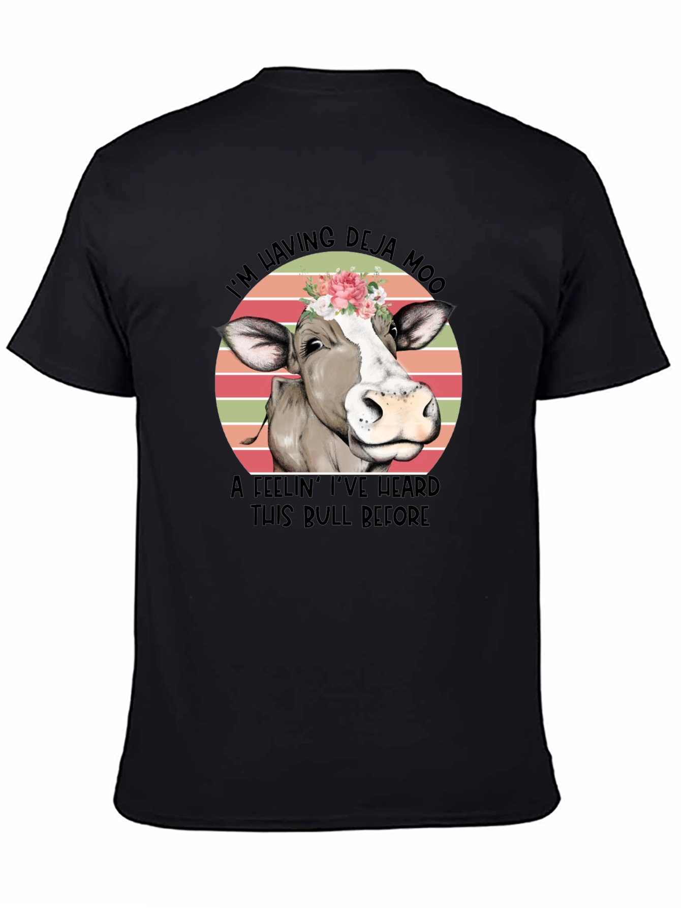 Deja Moo Cow Graphic Tee