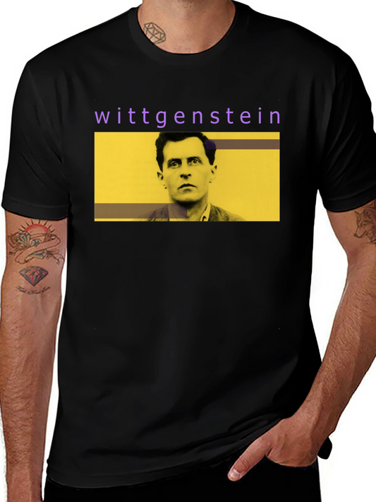 Wittgenstein Graphic T-Shirt - Philosopher Tee