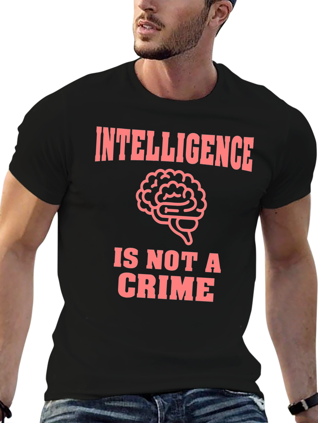 Intelligence Is Not A Crime Graphic Tee