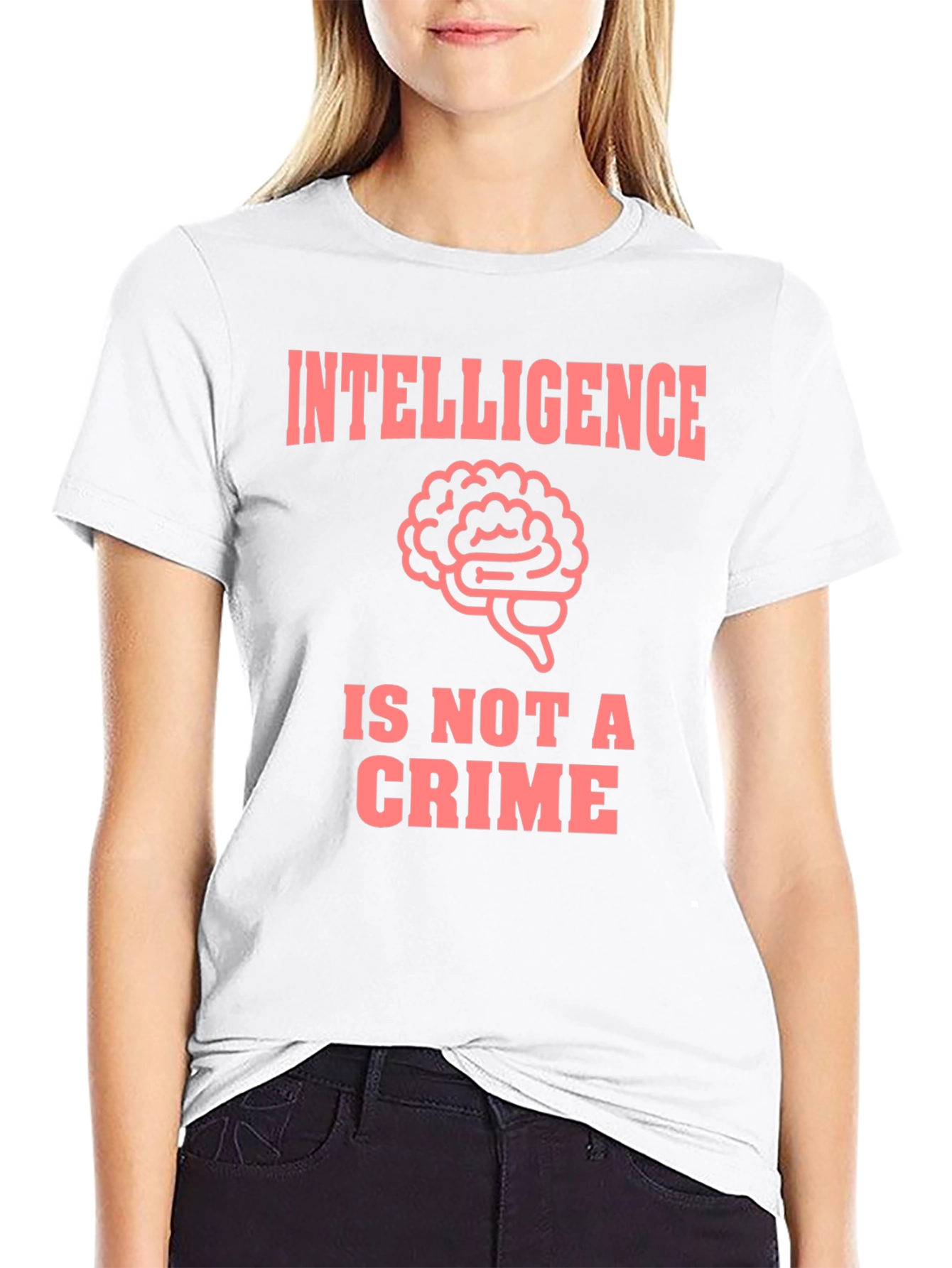 Intelligence Is Not A Crime Graphic Tee