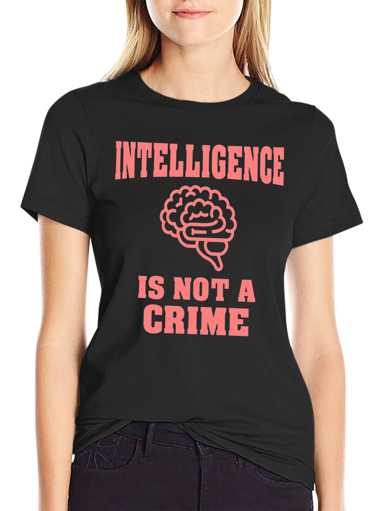 Intelligence Is Not A Crime Graphic Tee