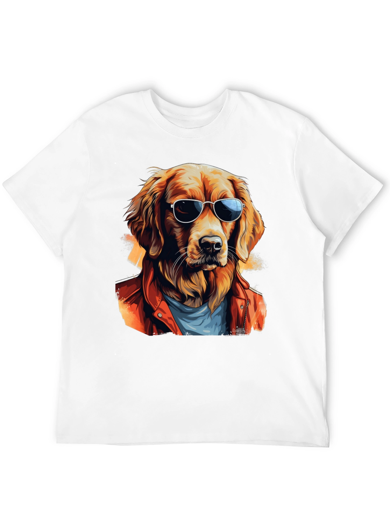 Cool Dog Graphic Tee - Stylish Canine Design