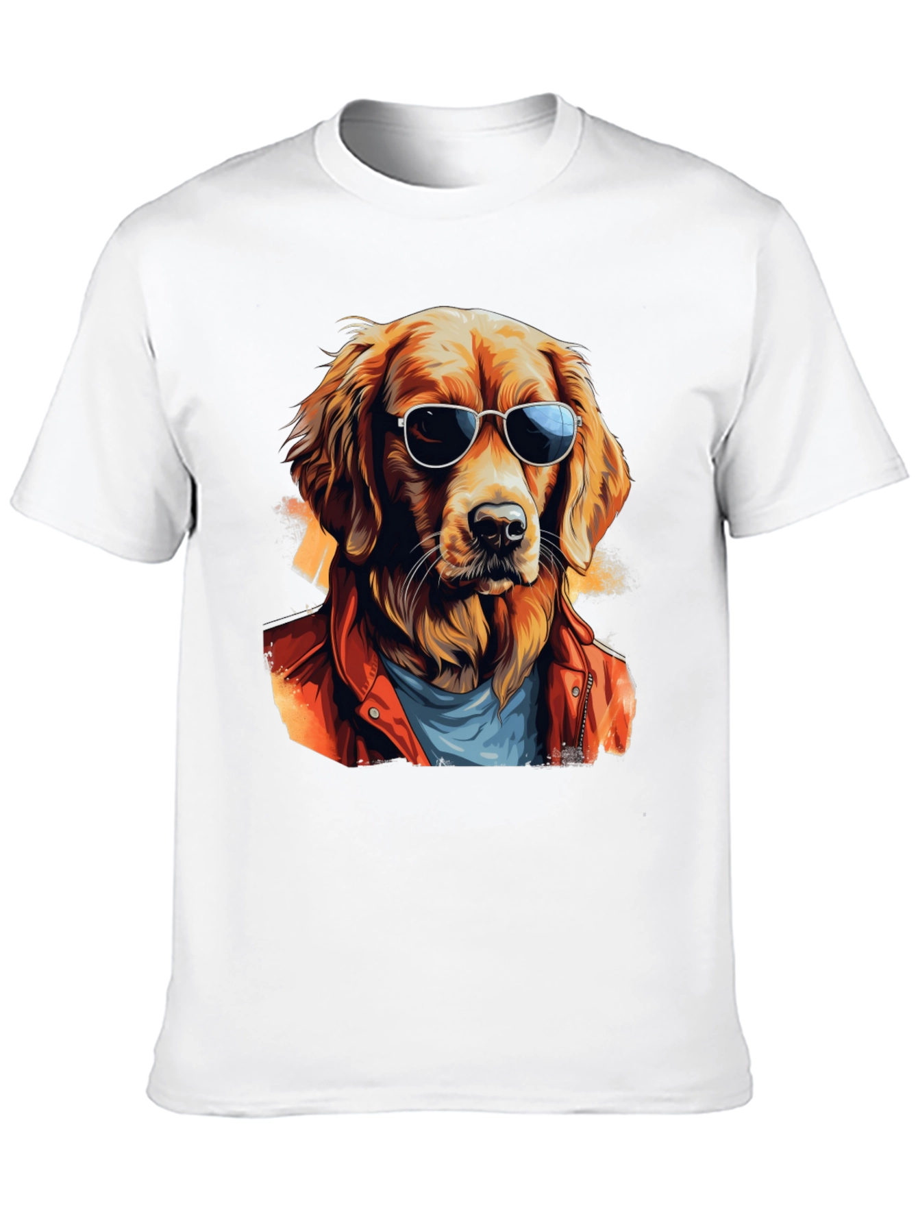 Cool Dog Graphic Tee - Stylish Canine Design