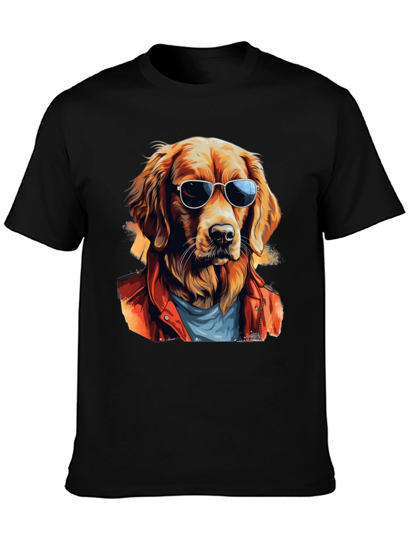 Cool Dog Graphic Tee - Stylish Canine Design
