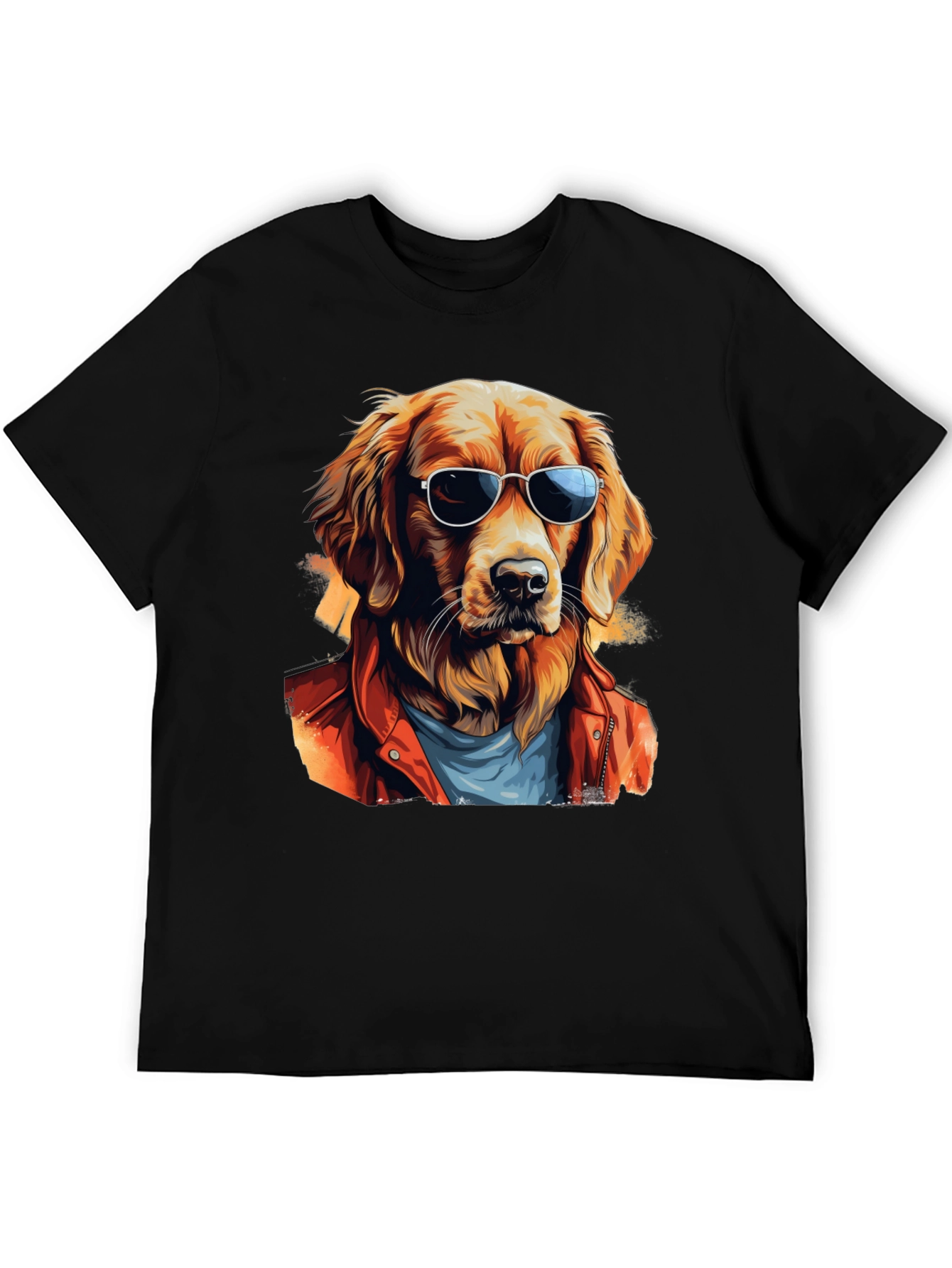 Cool Dog Graphic Tee - Stylish Canine Design