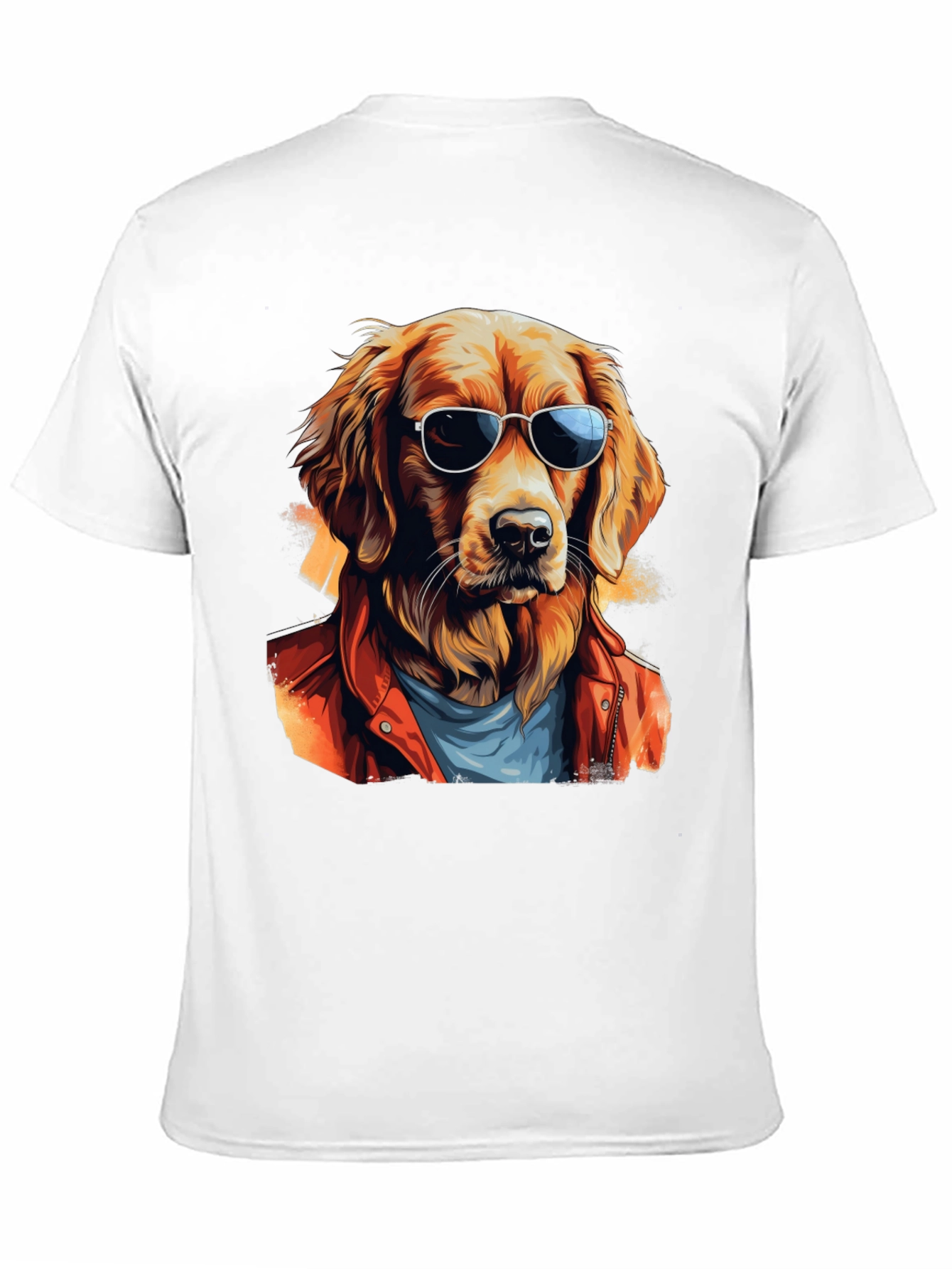 Cool Dog Graphic Tee - Stylish Canine Design