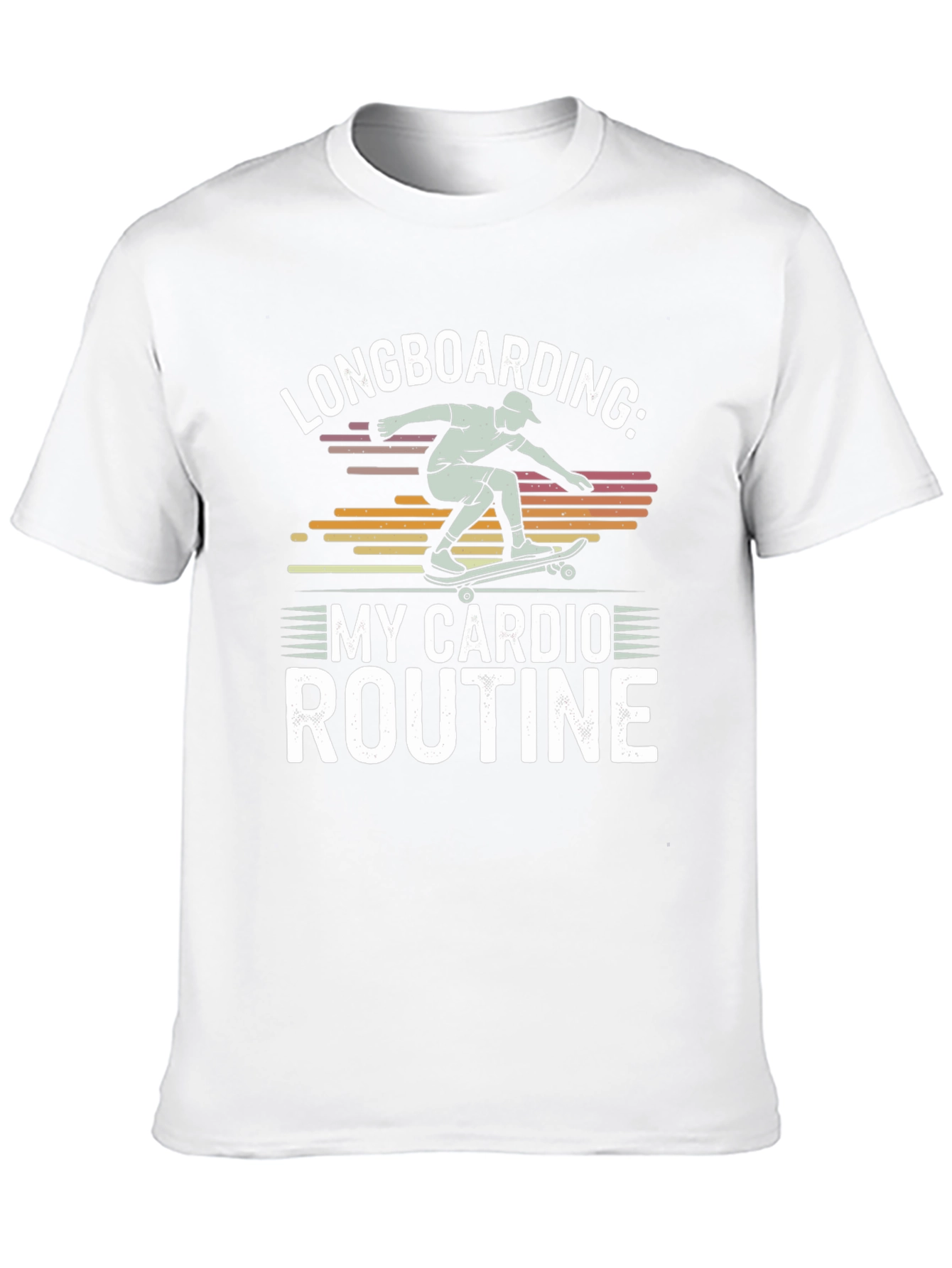 Longboarding: My Cardio Routine Graphic Tee