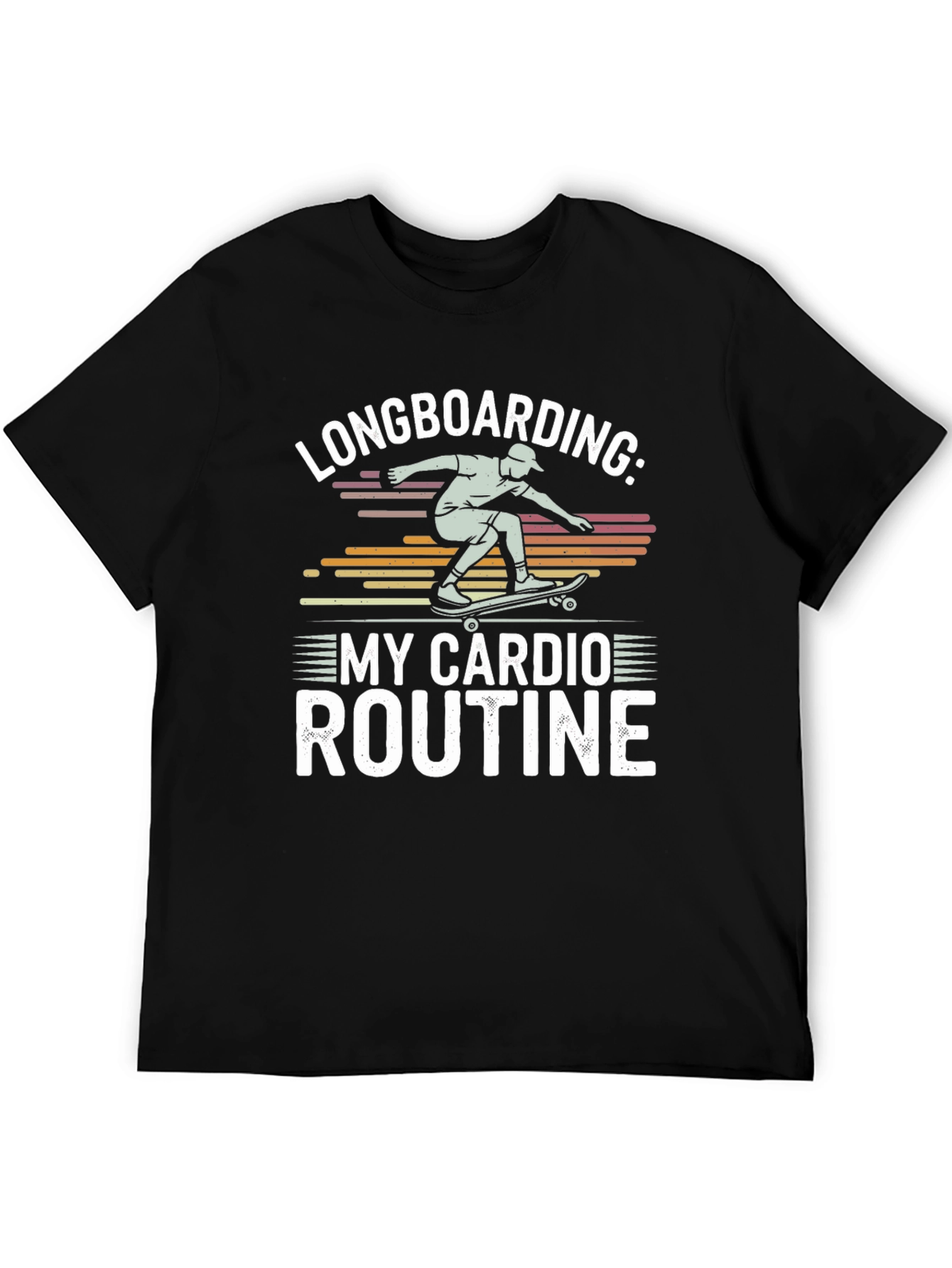 Longboarding: My Cardio Routine Graphic Tee
