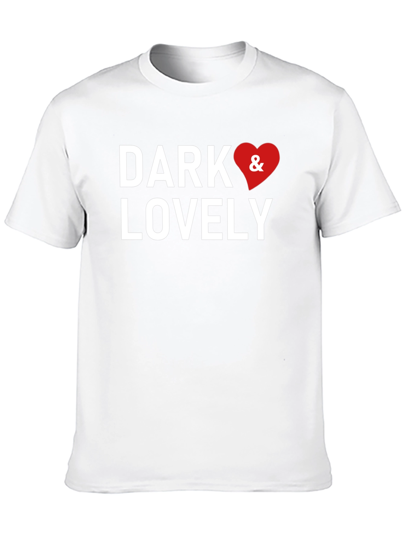 Dark & Lovely Graphic Tee - Trendy Casual Wear