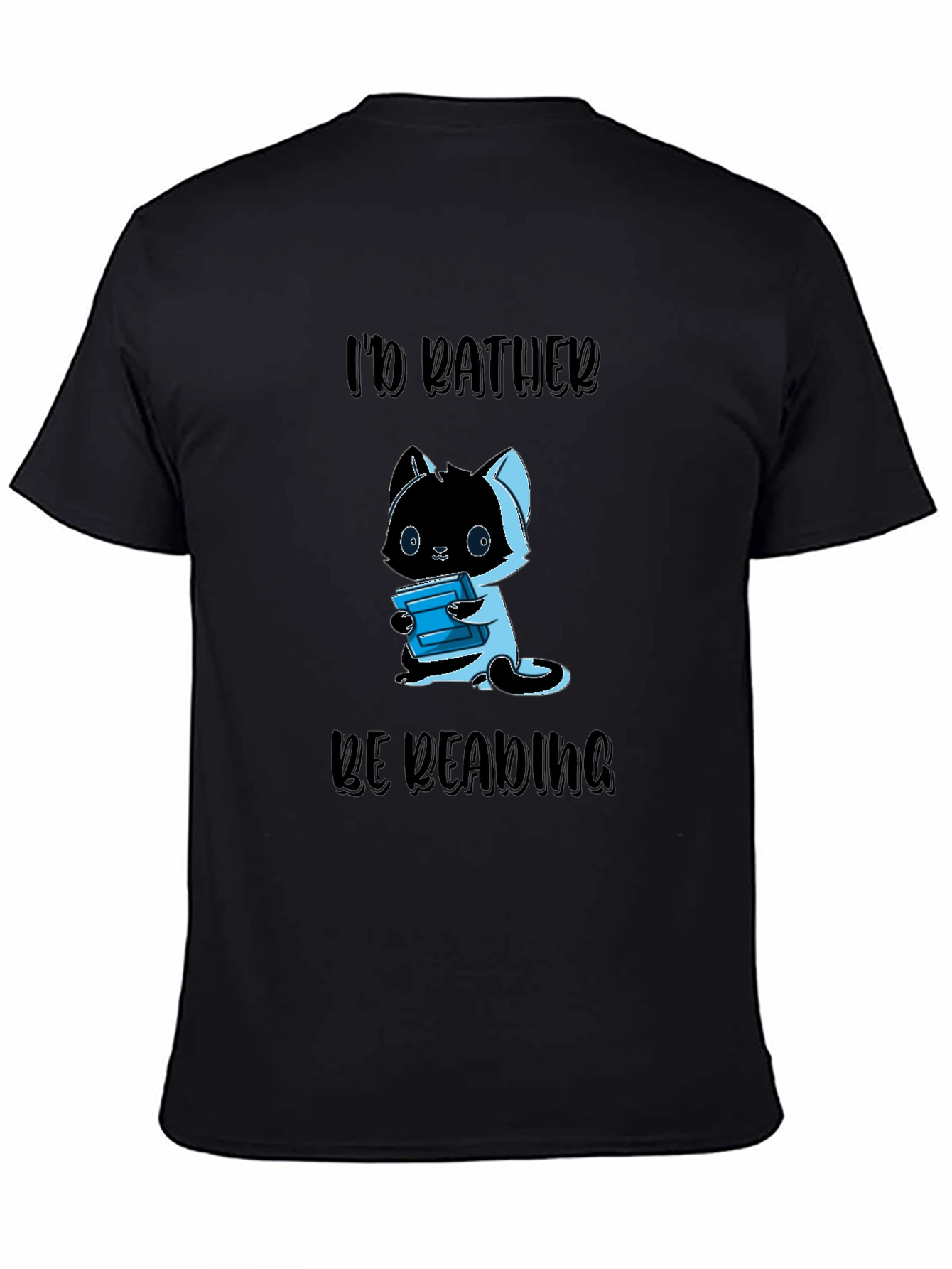 Id Rather Be Reading Cat T-Shirt