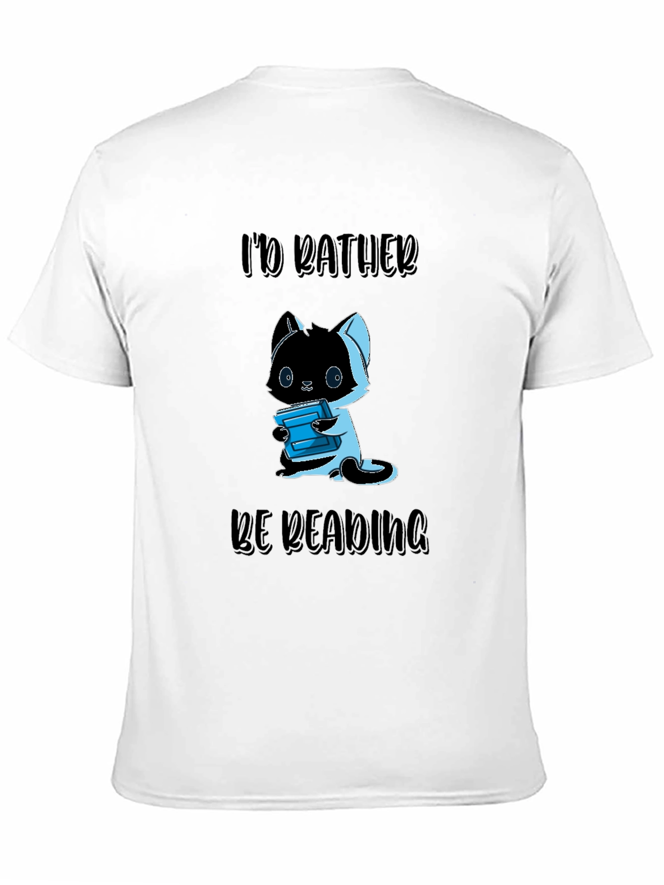 Id Rather Be Reading Cat T-Shirt