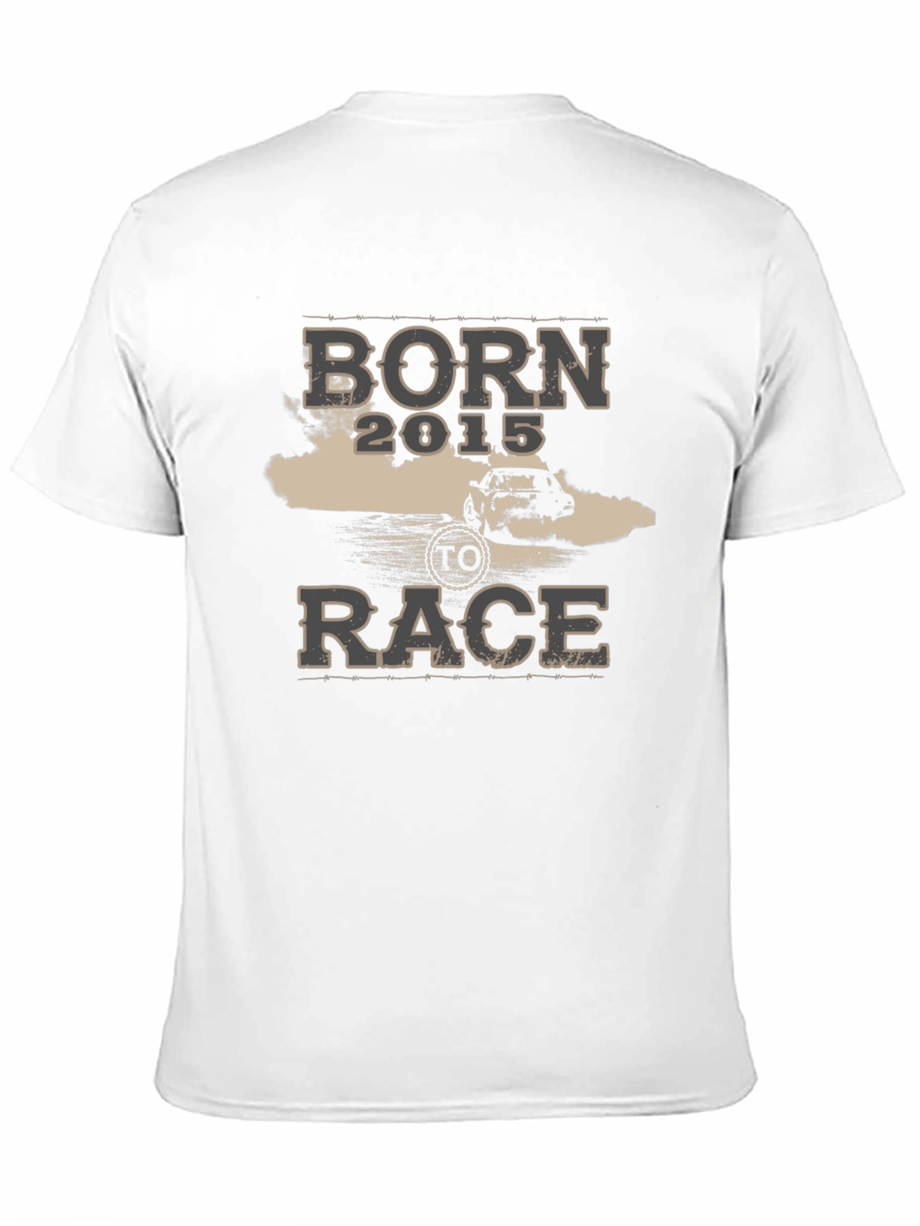 Born 2015 To Race Black T-Shirt