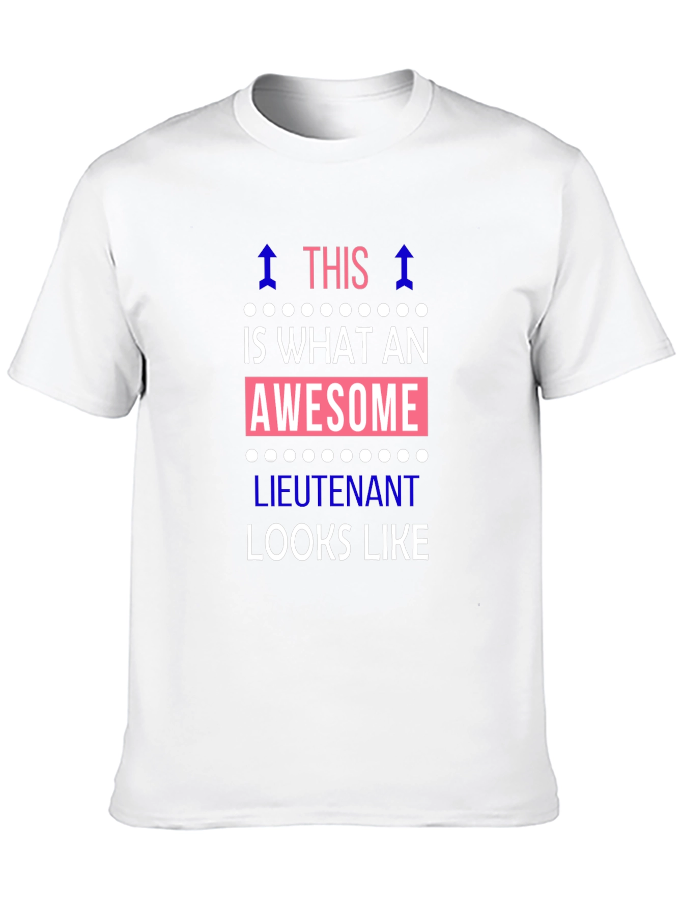 Awesome Lieutenant Graphic Tee - Black Cotton T-Shirt