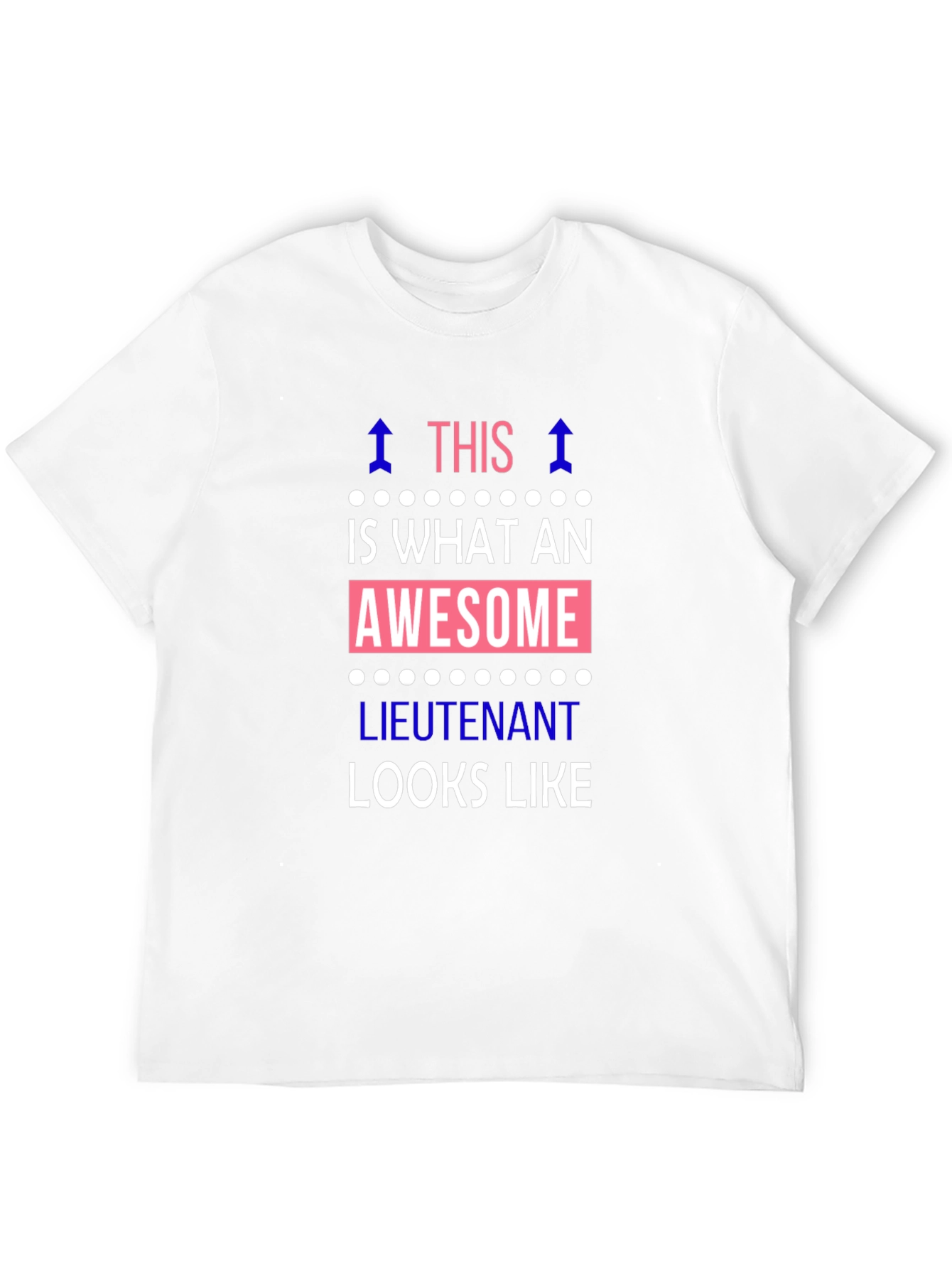 Awesome Lieutenant Graphic Tee - Black Cotton T-Shirt