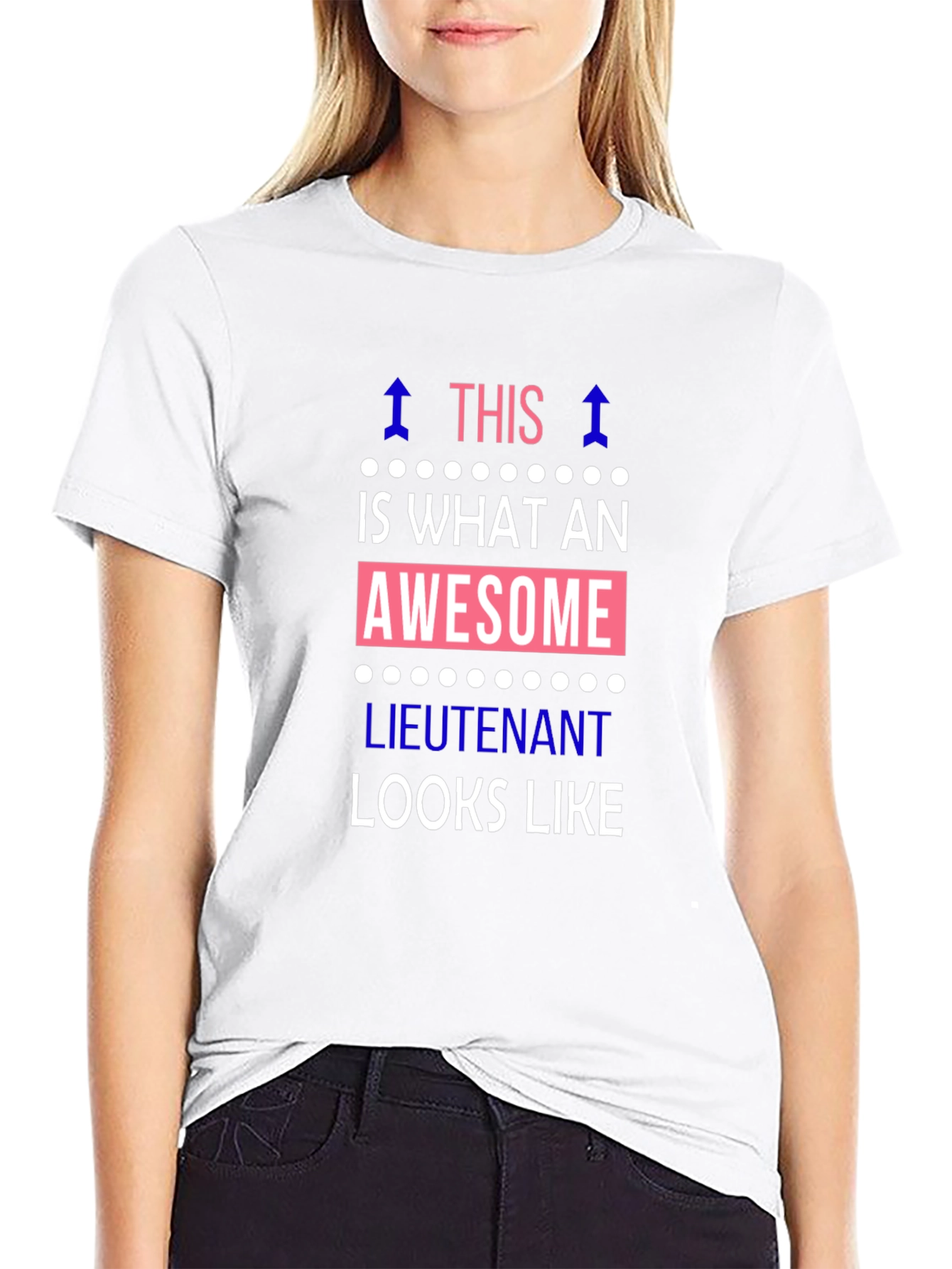 Awesome Lieutenant Graphic Tee - Black Cotton T-Shirt