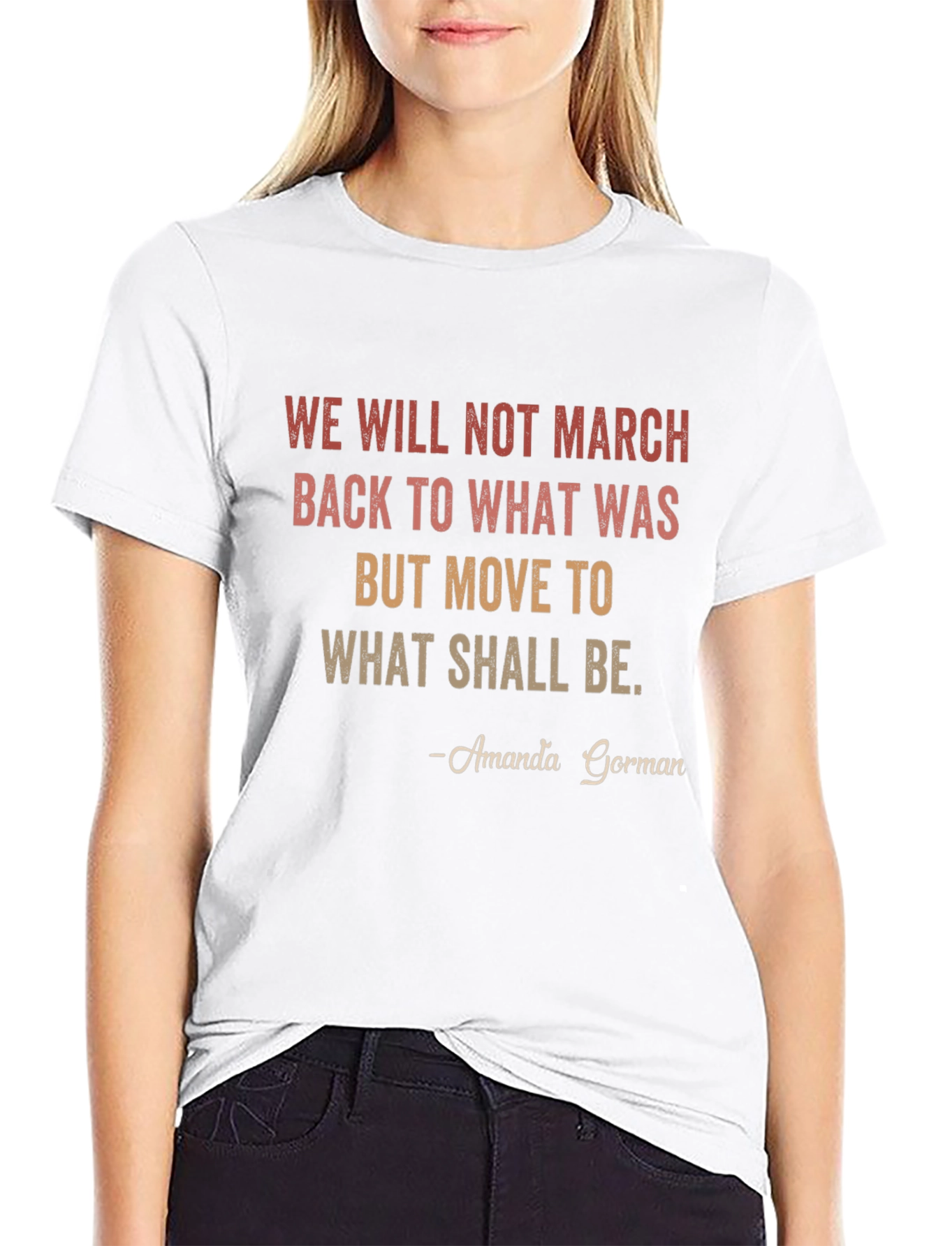 Amanda Gorman Inspirational Quote T-Shirt