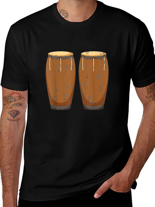 Conga Drum Graphic Tee - Music Lover Shirt