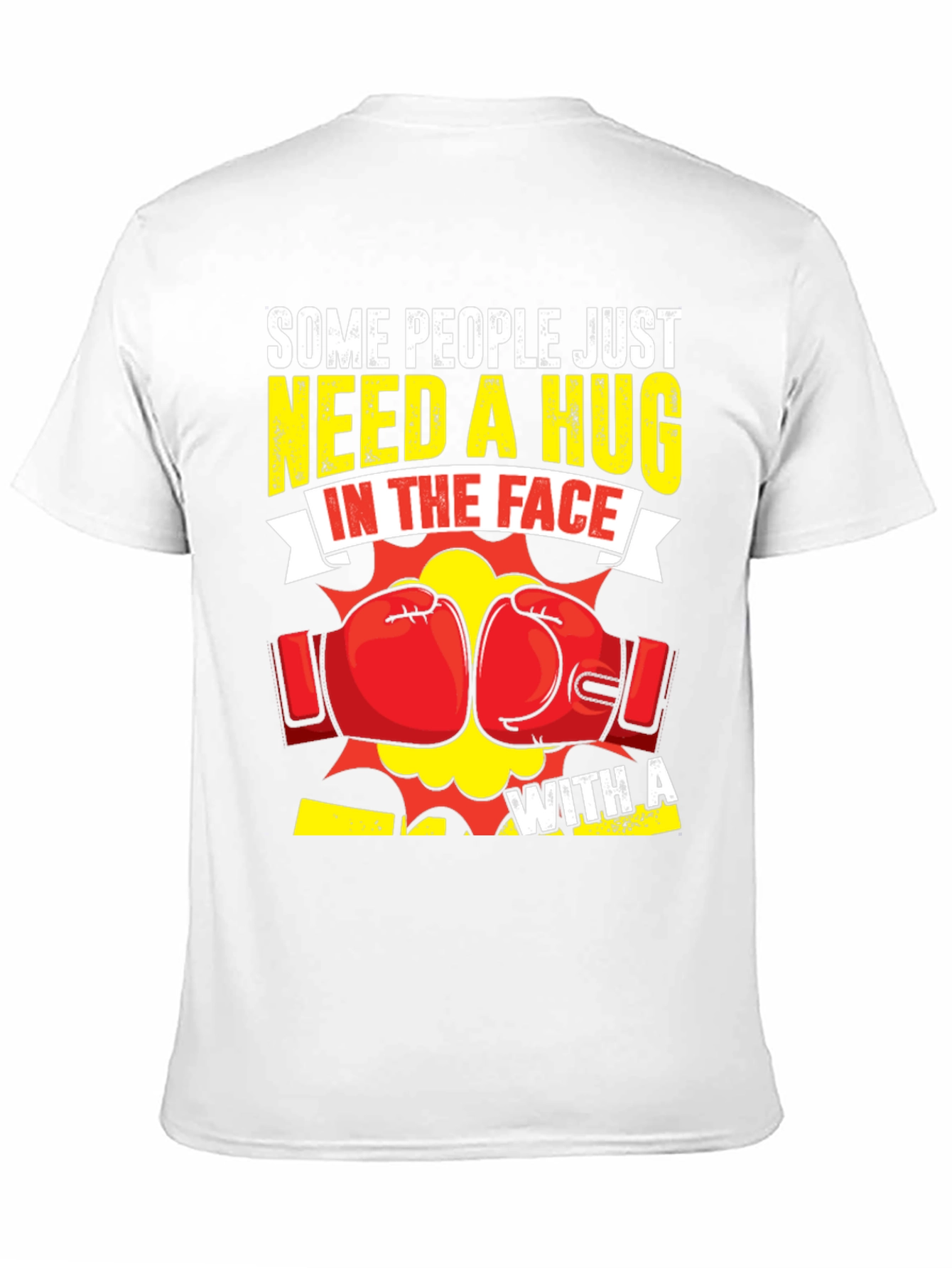 Funny Boxing Hug In The Face Graphic Tee