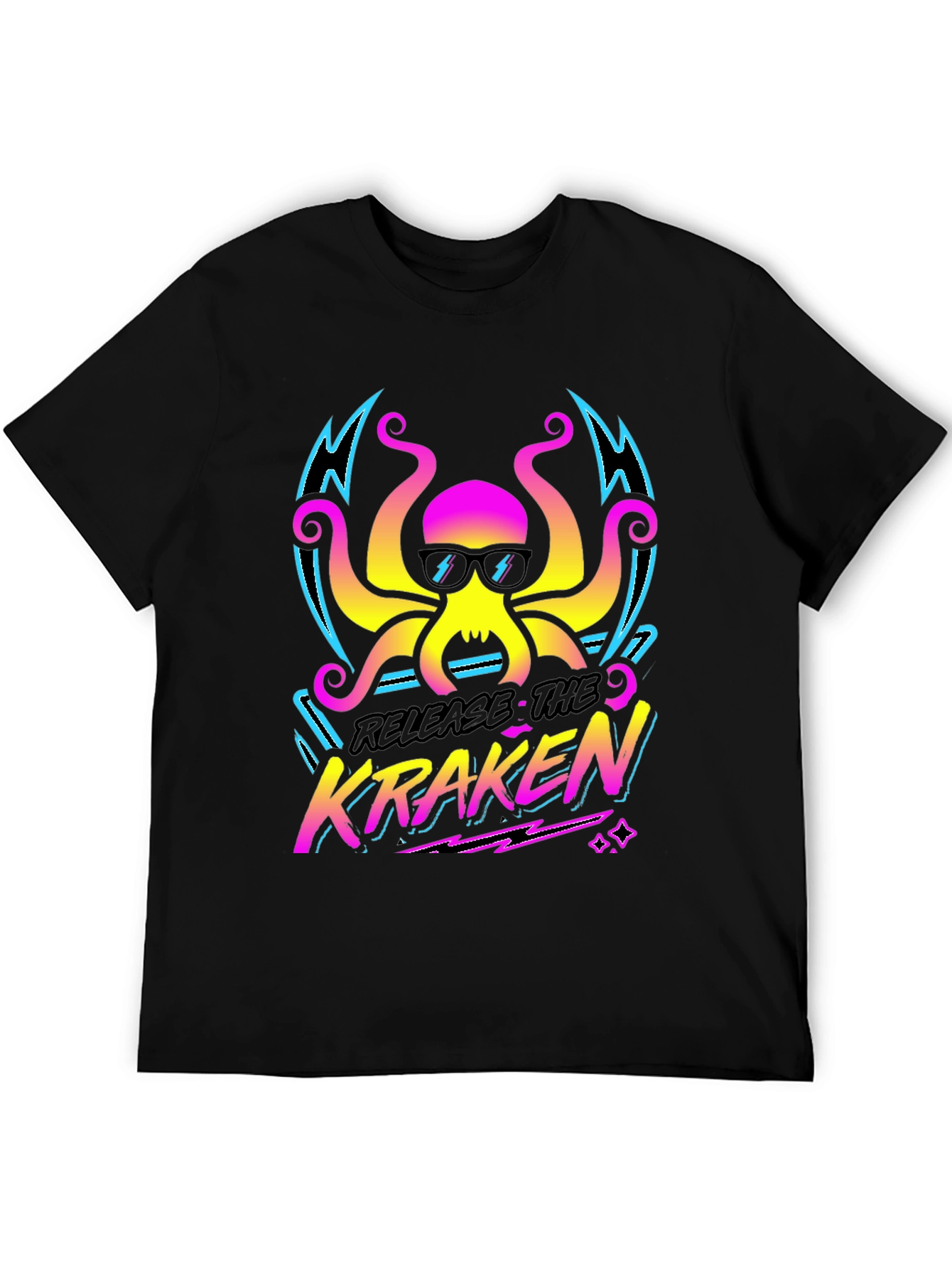 Release The Kraken T-Shirt - Retro Octopus Design