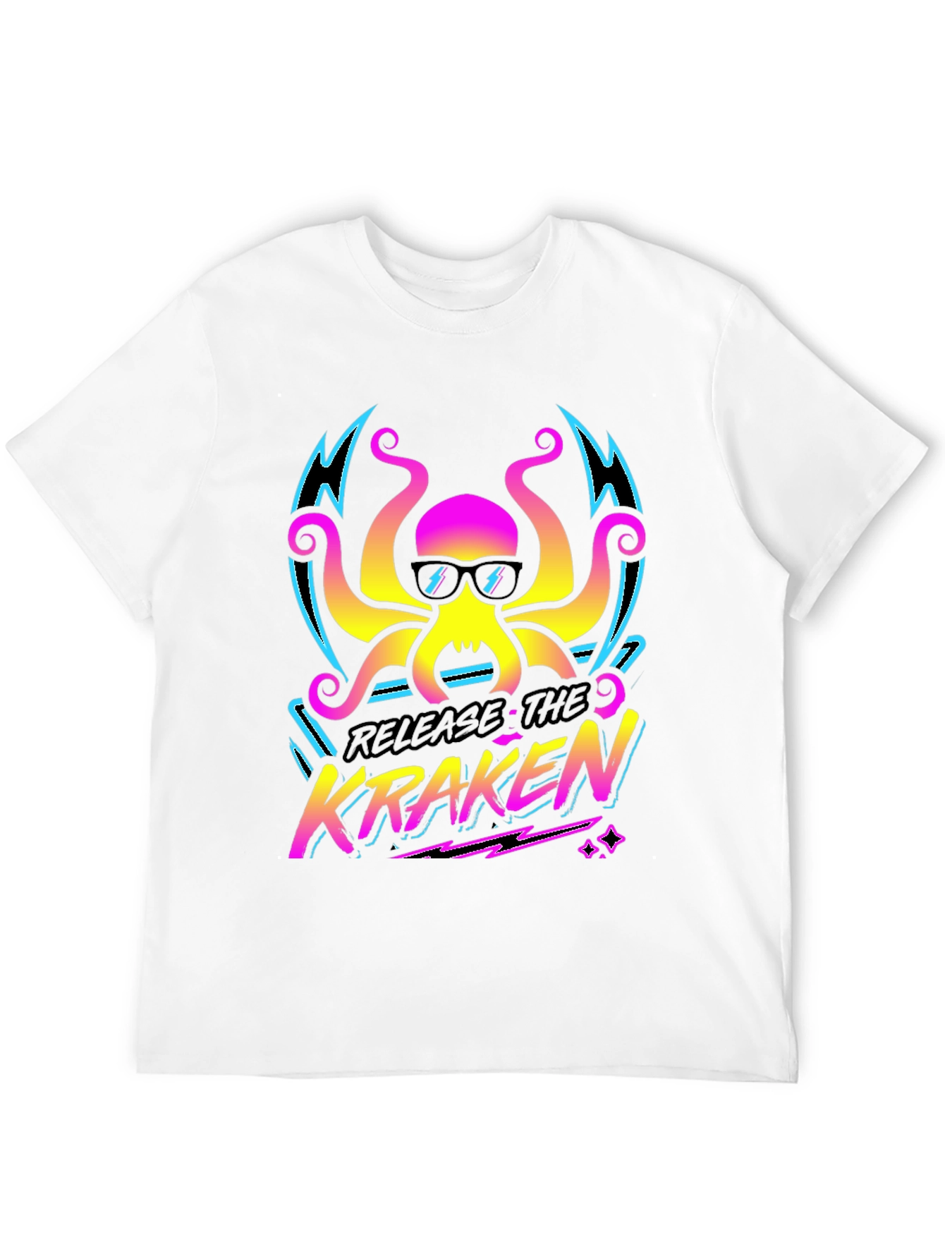 Release The Kraken T-Shirt - Retro Octopus Design
