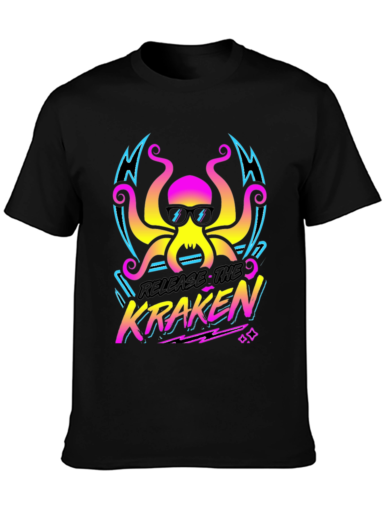 Release The Kraken T-Shirt - Retro Octopus Design