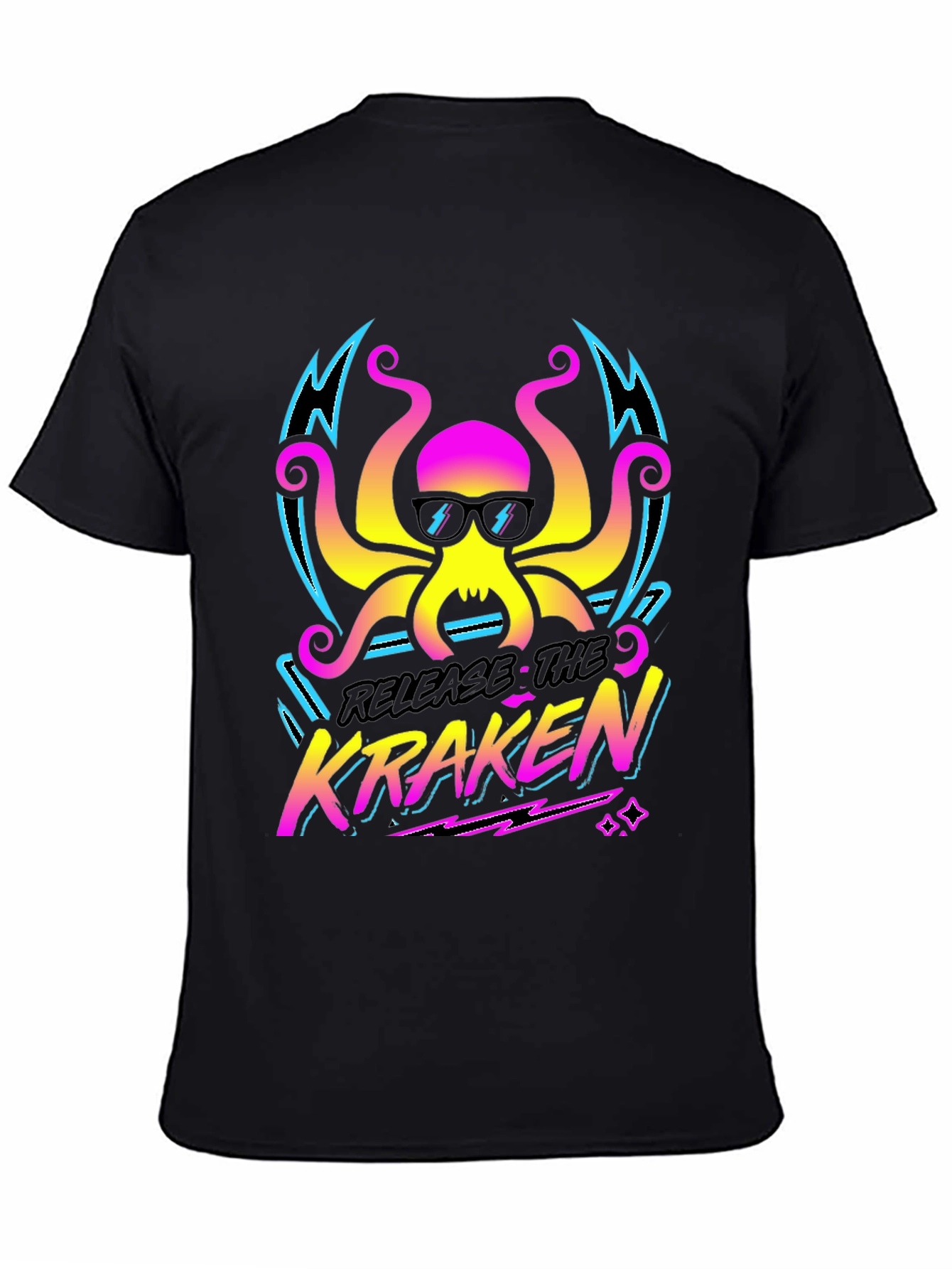 Release The Kraken T-Shirt - Retro Octopus Design