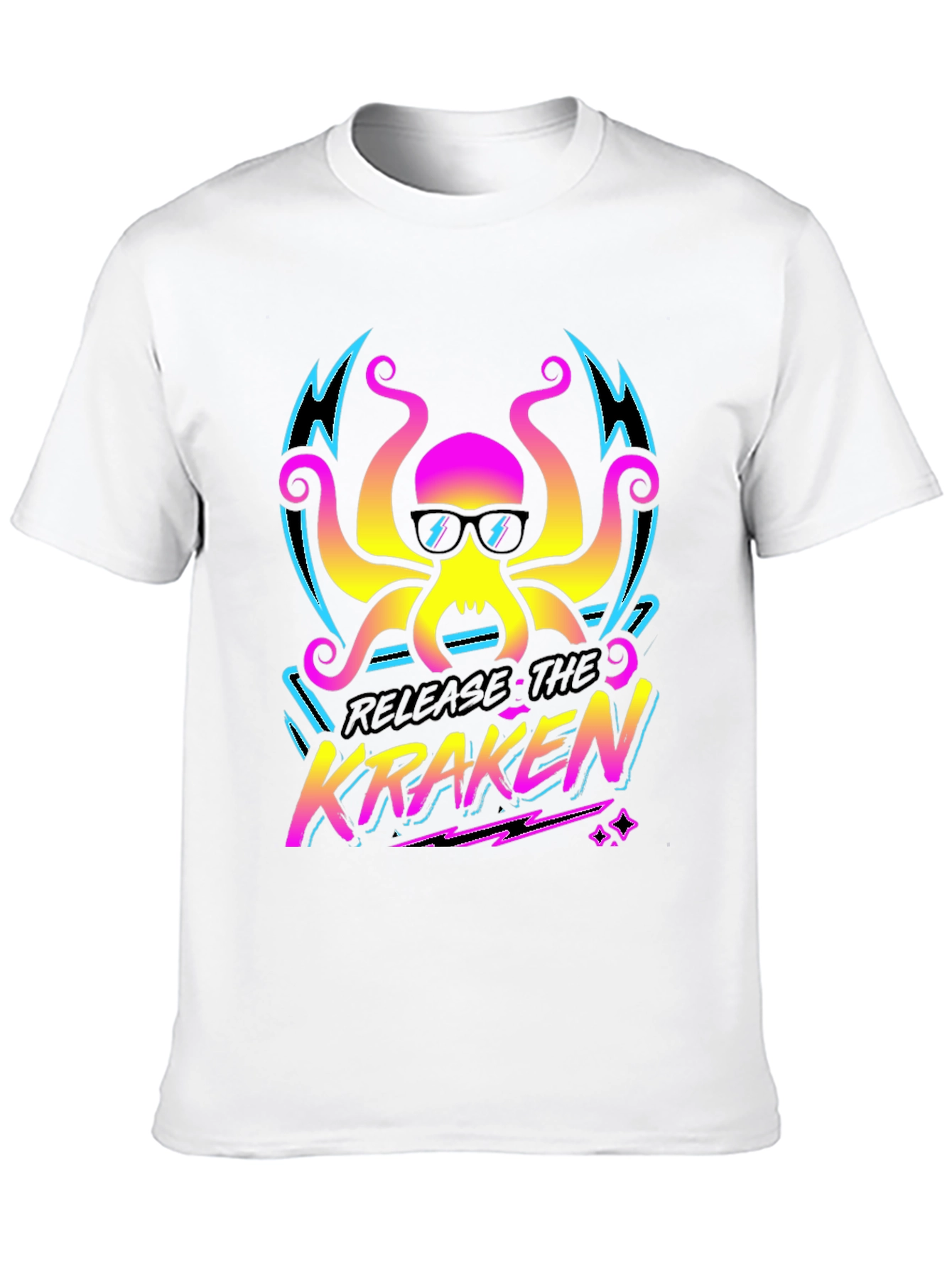 Release The Kraken T-Shirt - Retro Octopus Design