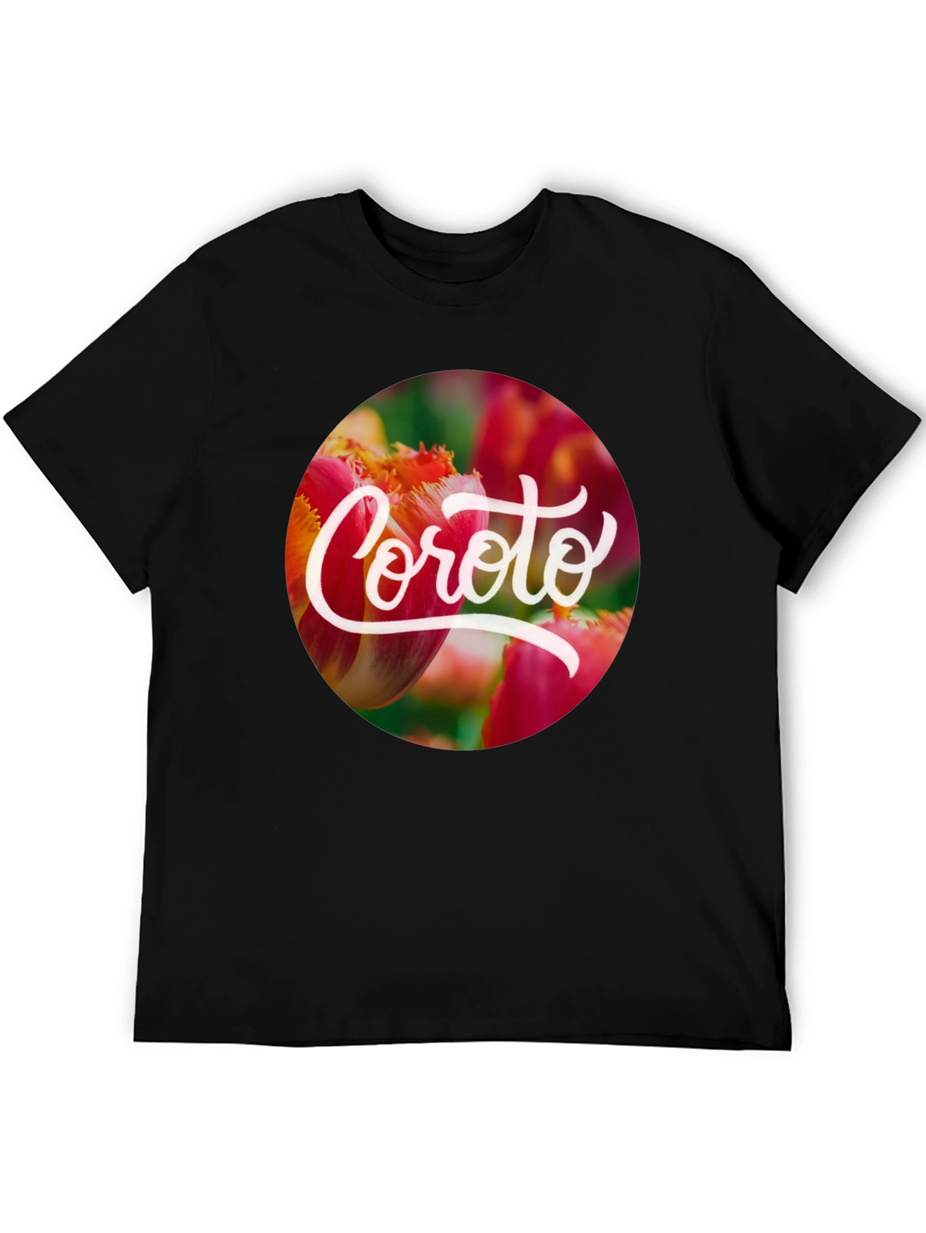 Coroto Floral T-Shirt - Black