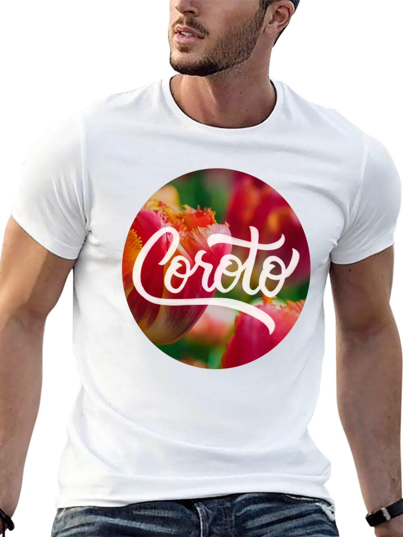 Coroto Floral T-Shirt - Black