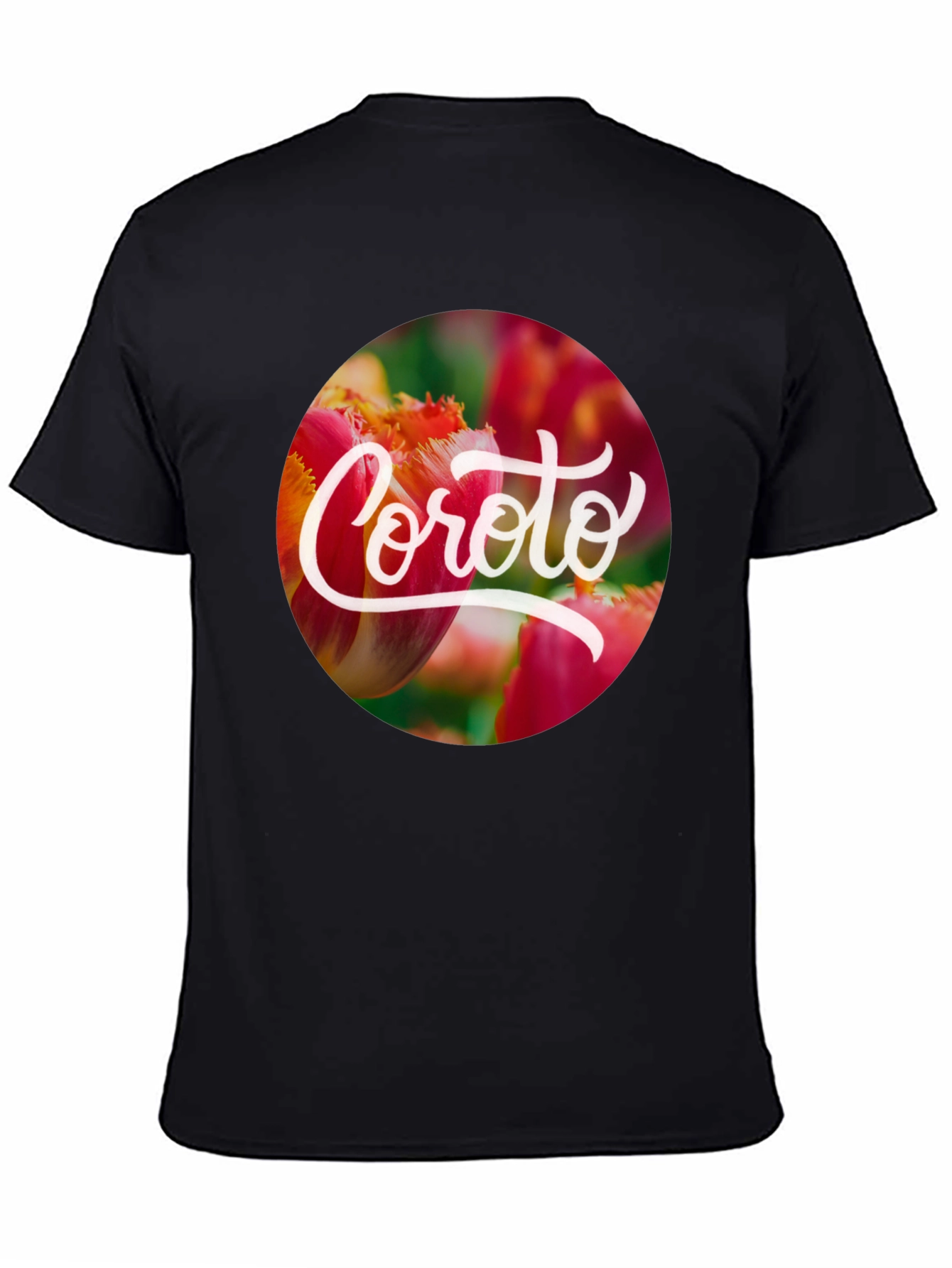Coroto Floral T-Shirt - Black