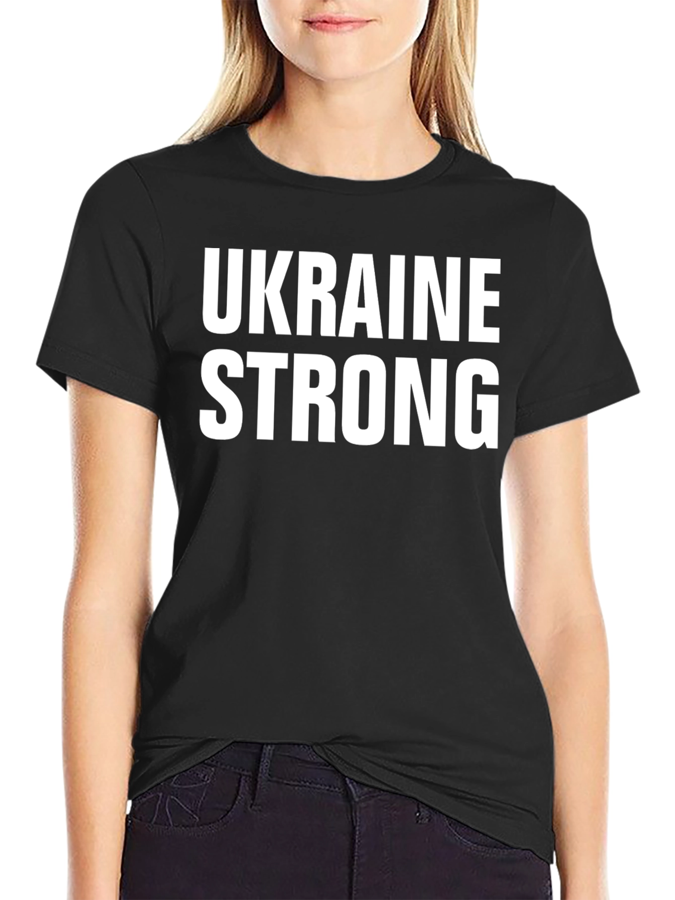 Ukraine Strong Graphic Tee - Support Ukraine