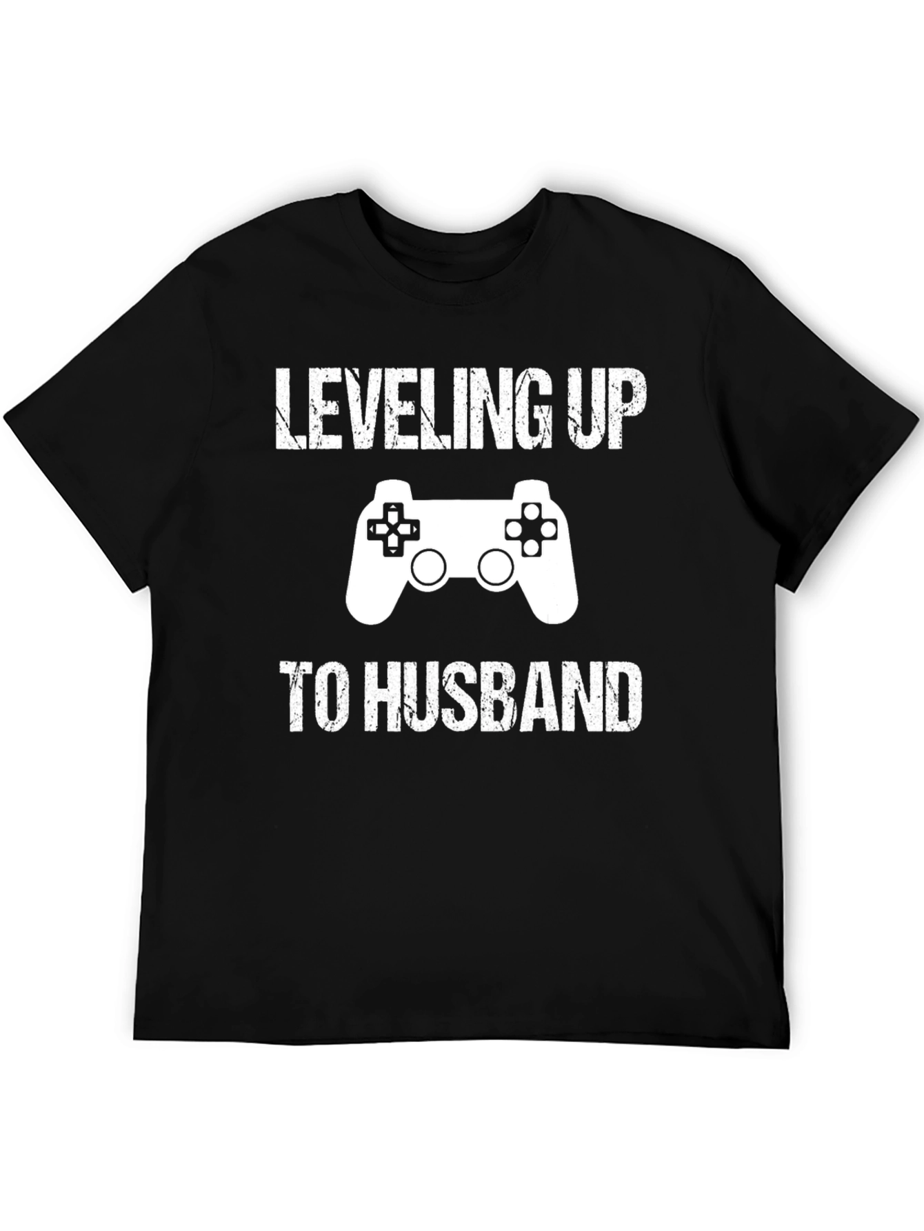 Leveling Up To Husband T-Shirt Gaming Groom Gift