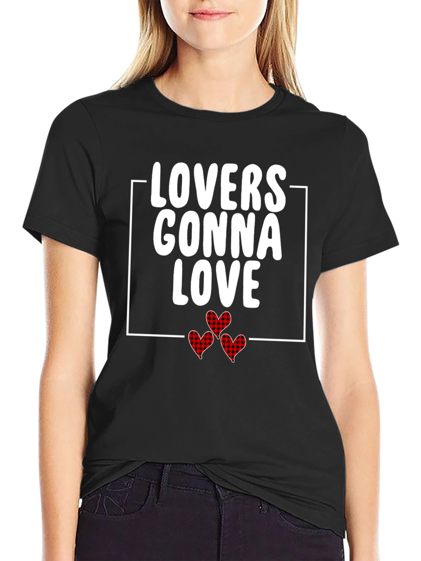 Lovers Gonna Love Graphic Tee - Black