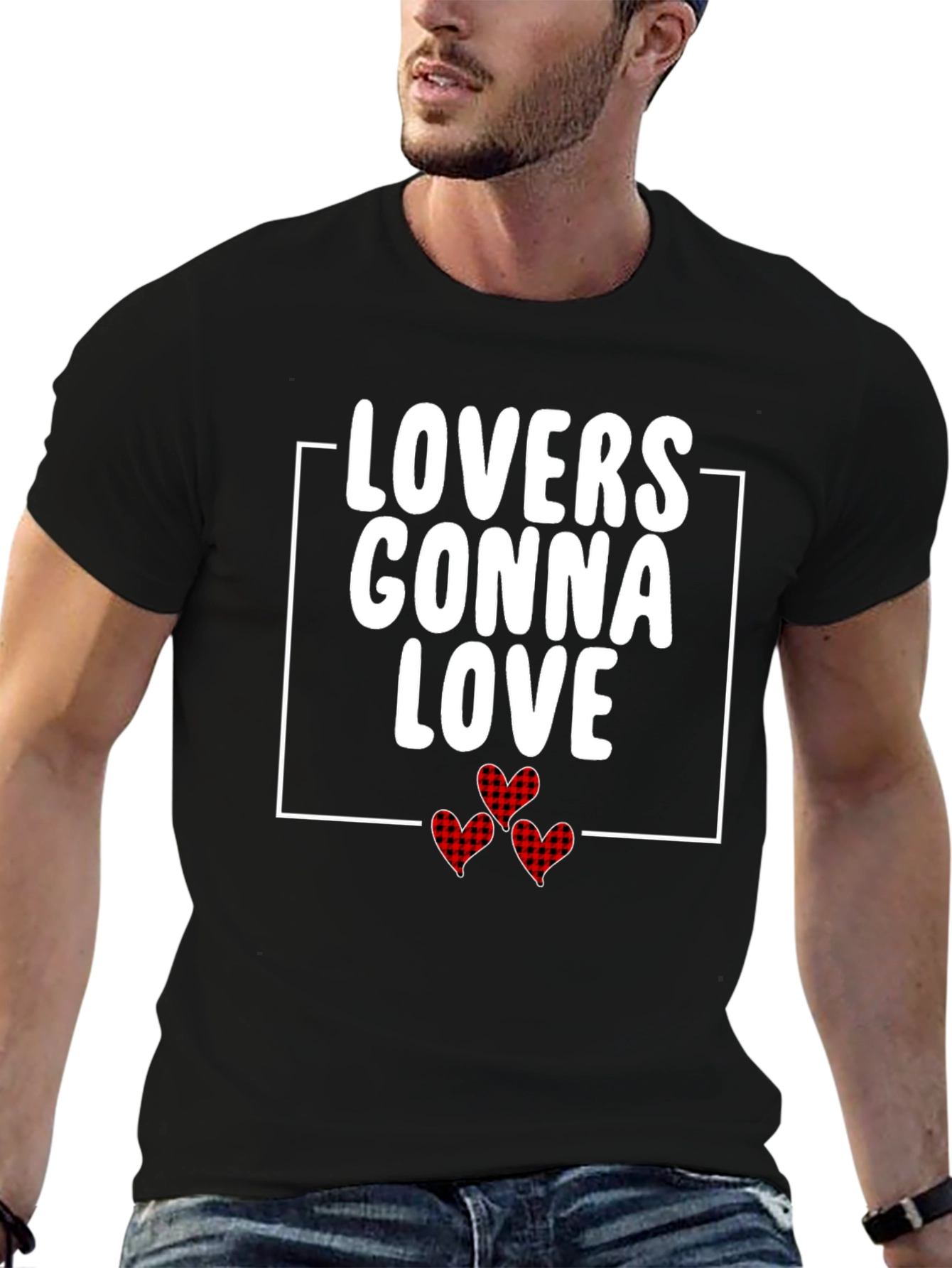 Lovers Gonna Love Graphic Tee - Black