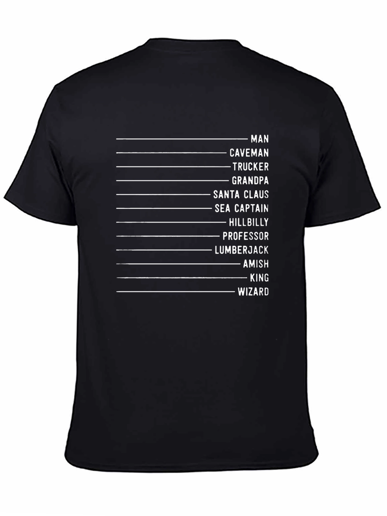 Funny Occupation Checklist Graphic T-Shirt