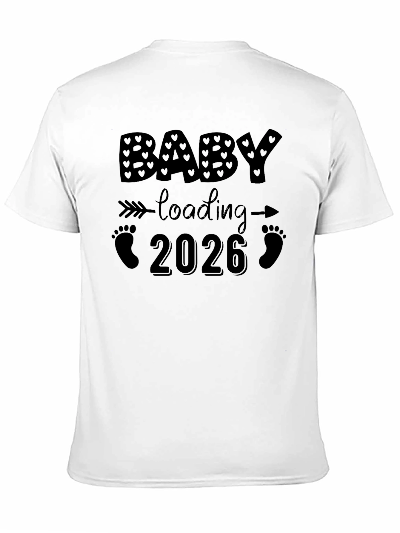 Baby Loading 2026 Pregnancy Announcement T-Shirt