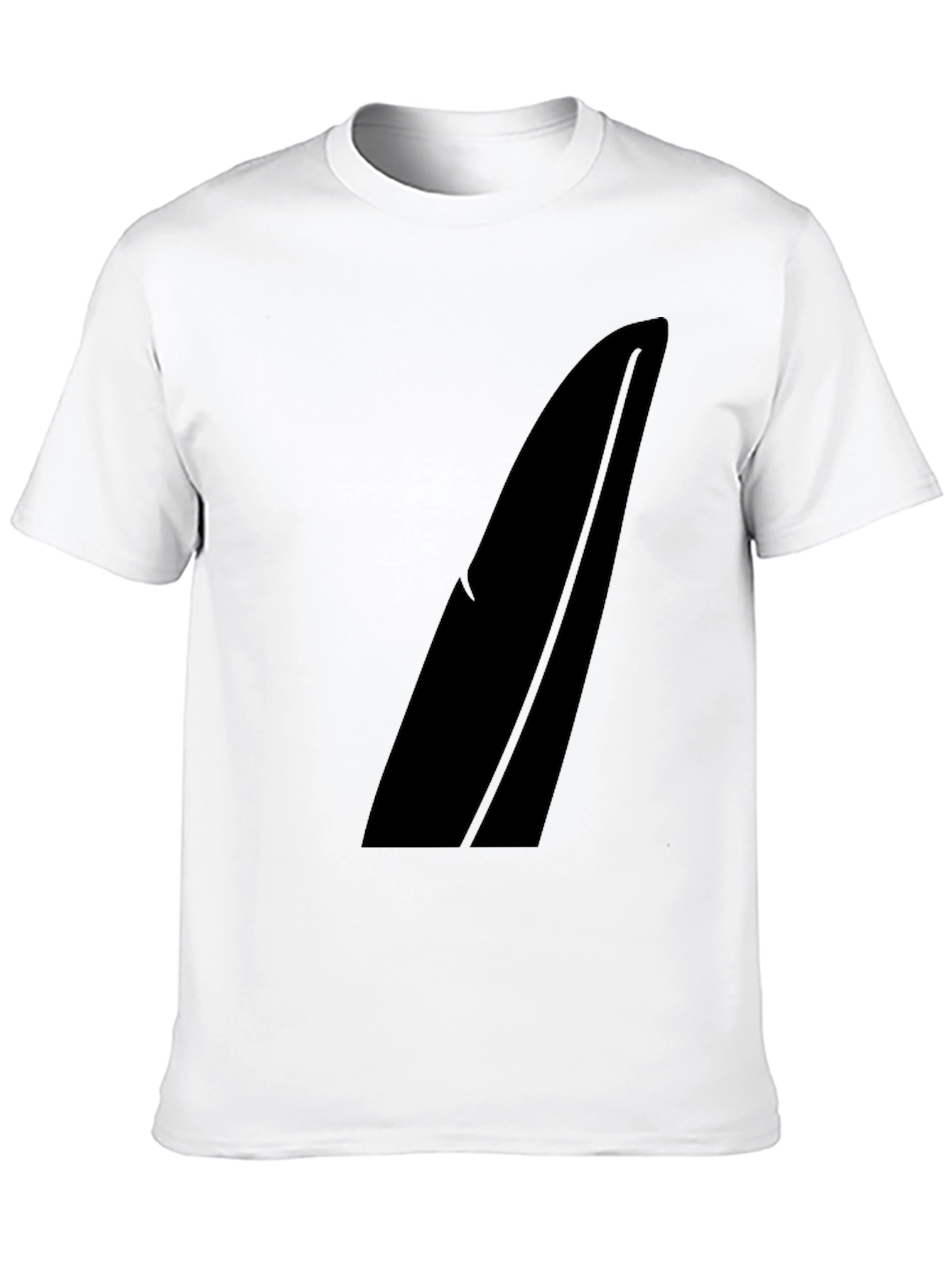 Modern Black Graphic Tee - Sleek Design