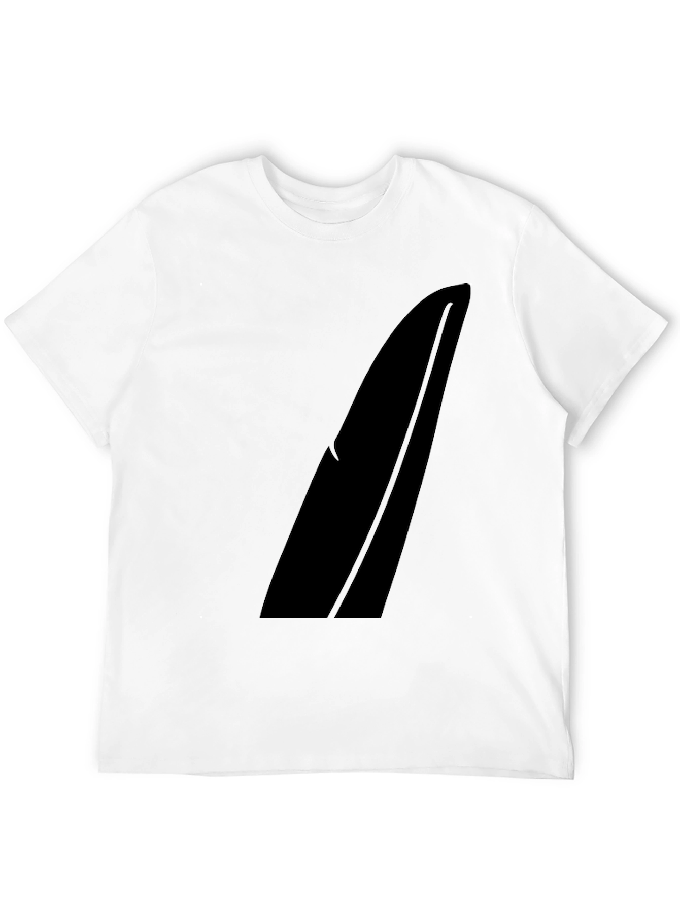 Modern Black Graphic Tee - Sleek Design