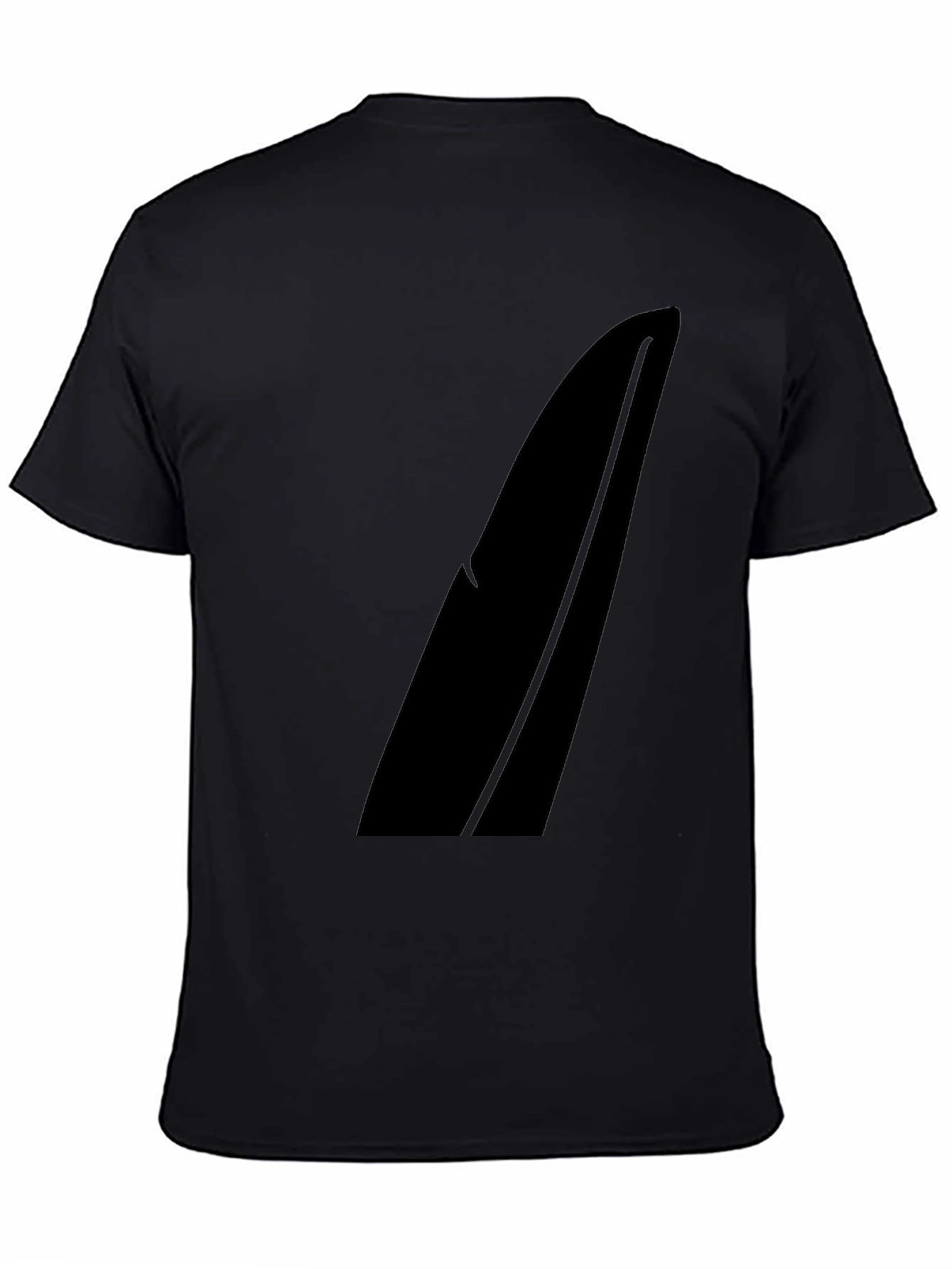 Modern Black Graphic Tee - Sleek Design